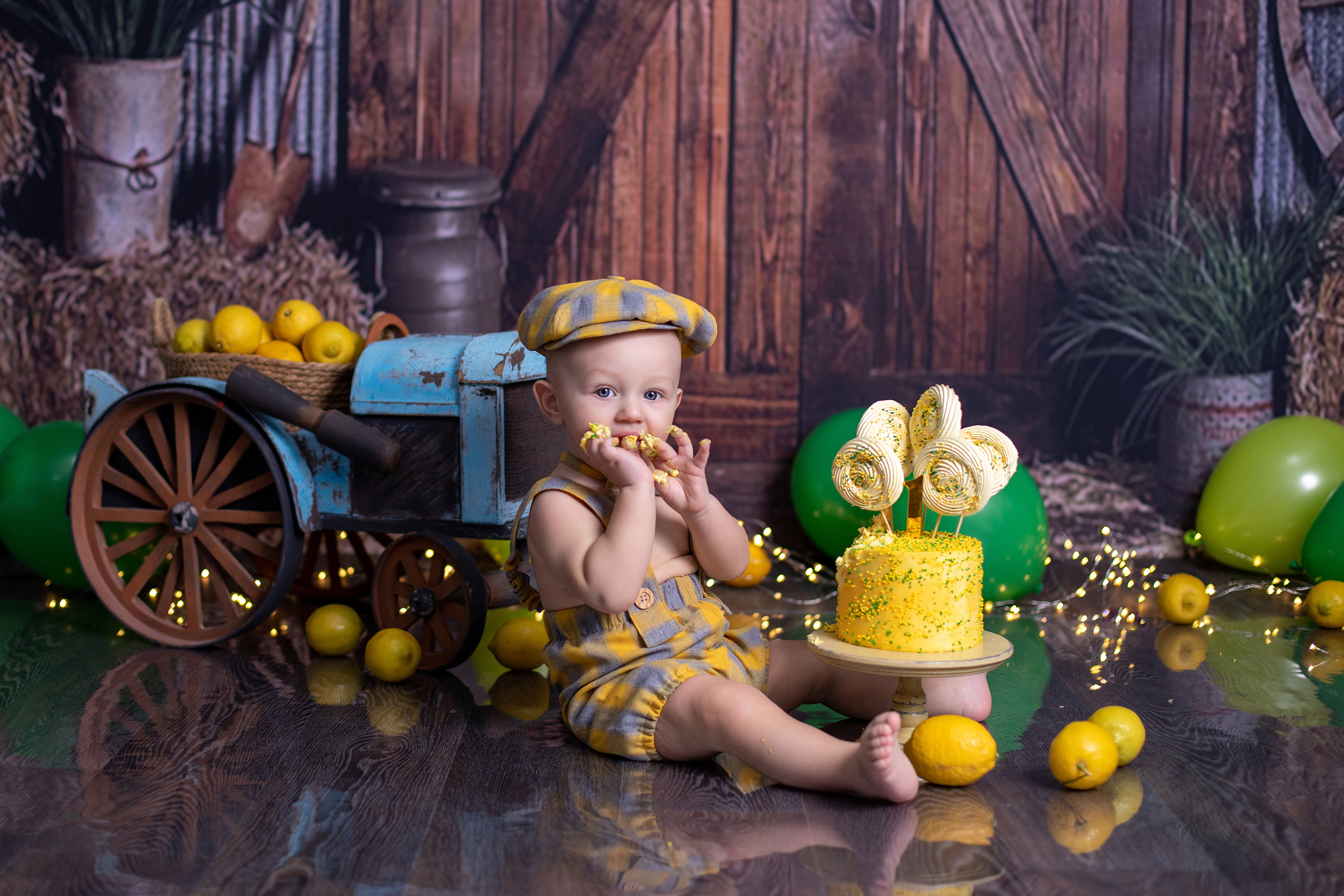 С тортиком. Фотограф новорождённых Псков