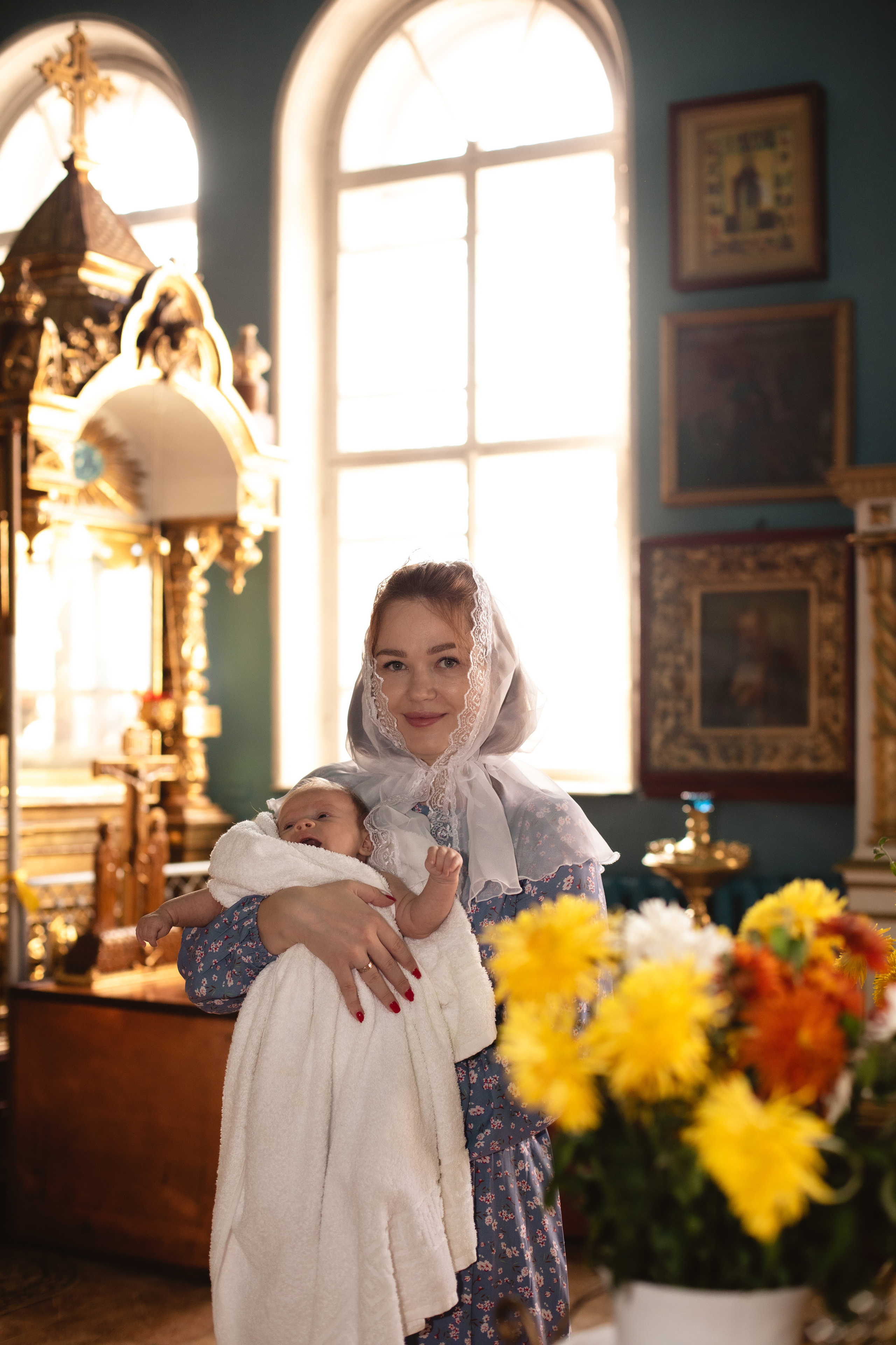 Крещение. Фотограф новорождённых Псков