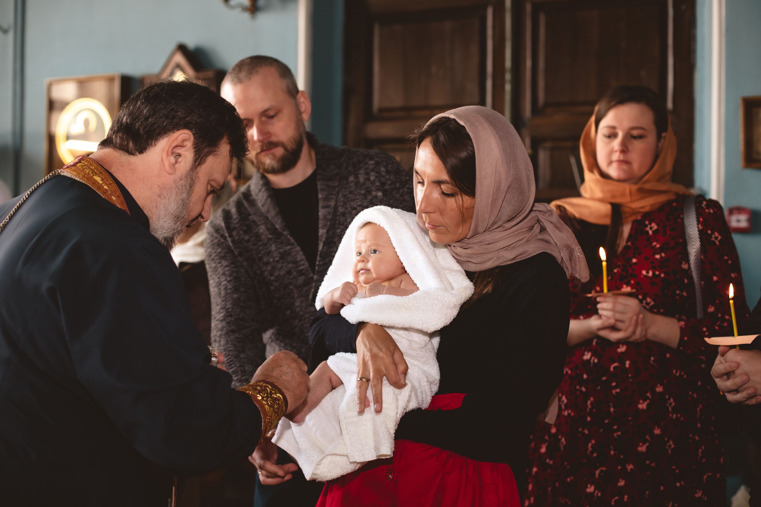 Крещение. Фотограф новорождённых Псков