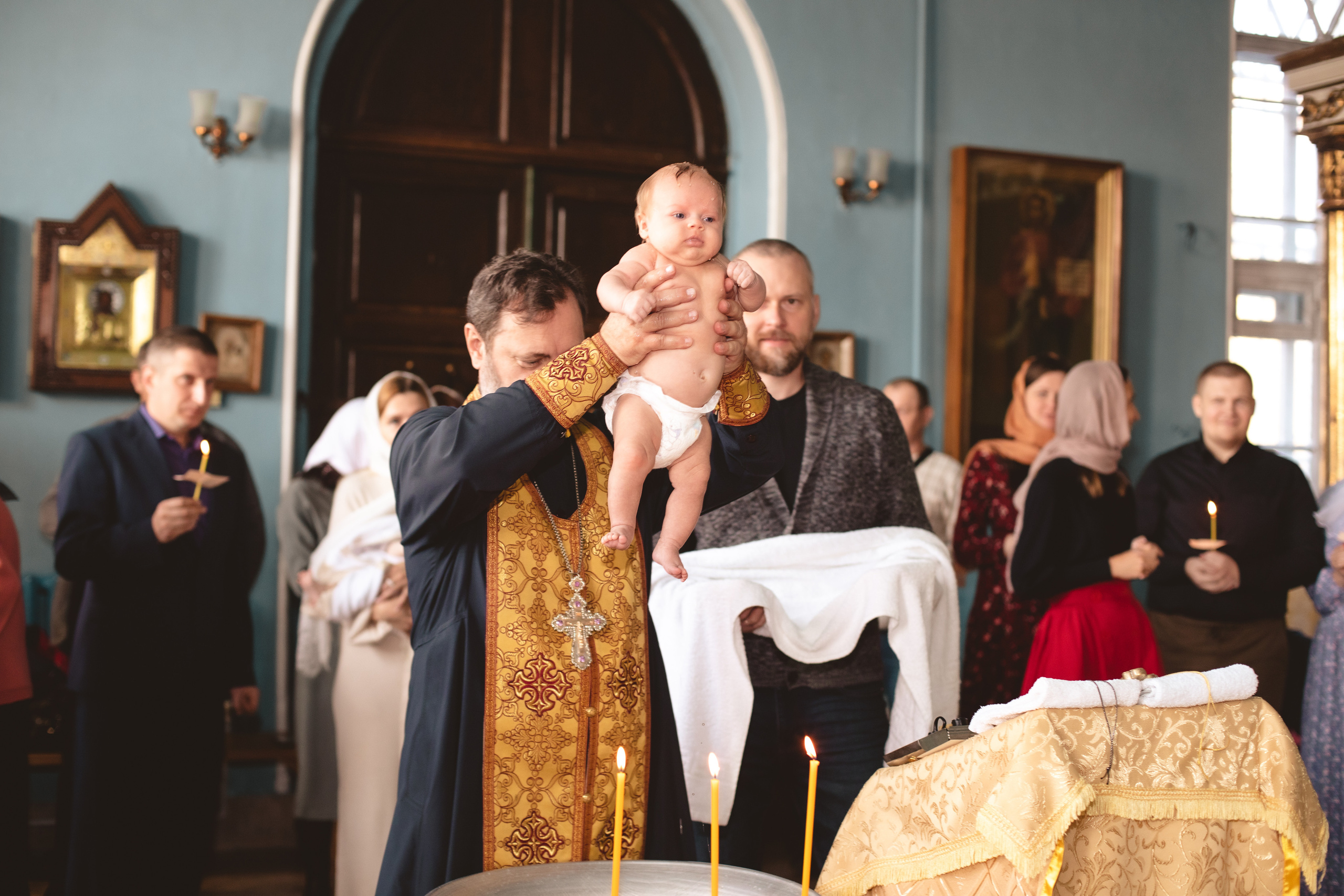 Крещение. Фотограф новорождённых Псков