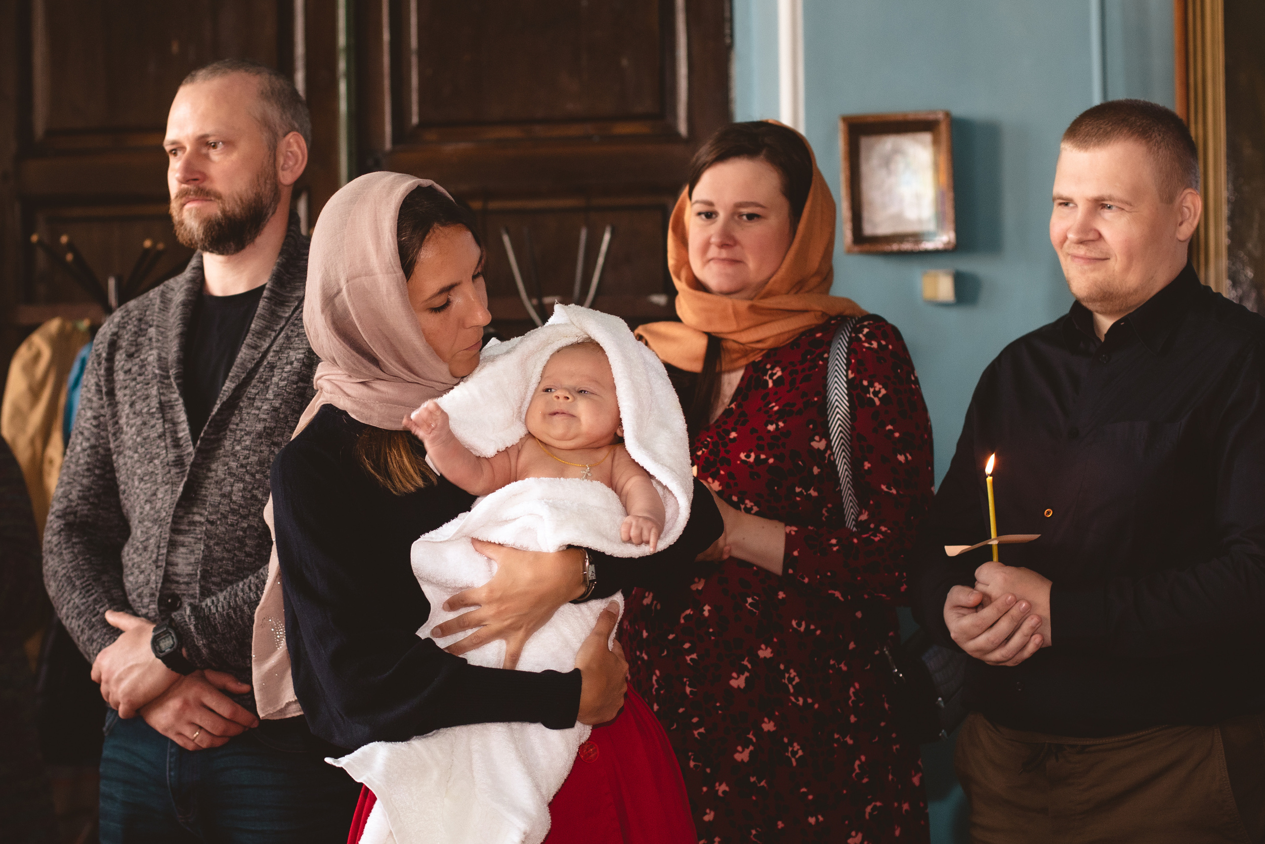 Крещение. Фотограф новорождённых Псков