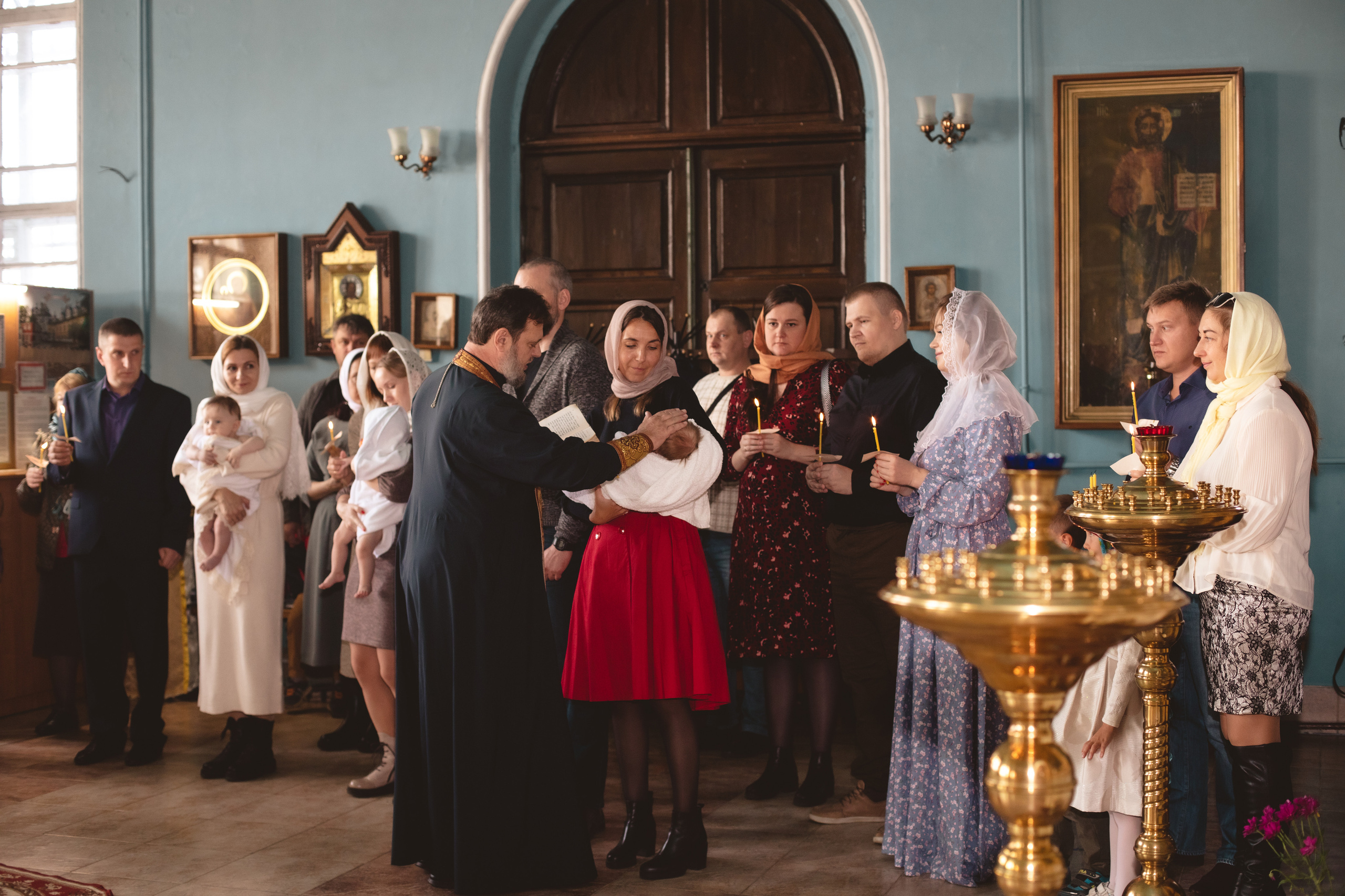 Крещение. Фотограф новорождённых Псков