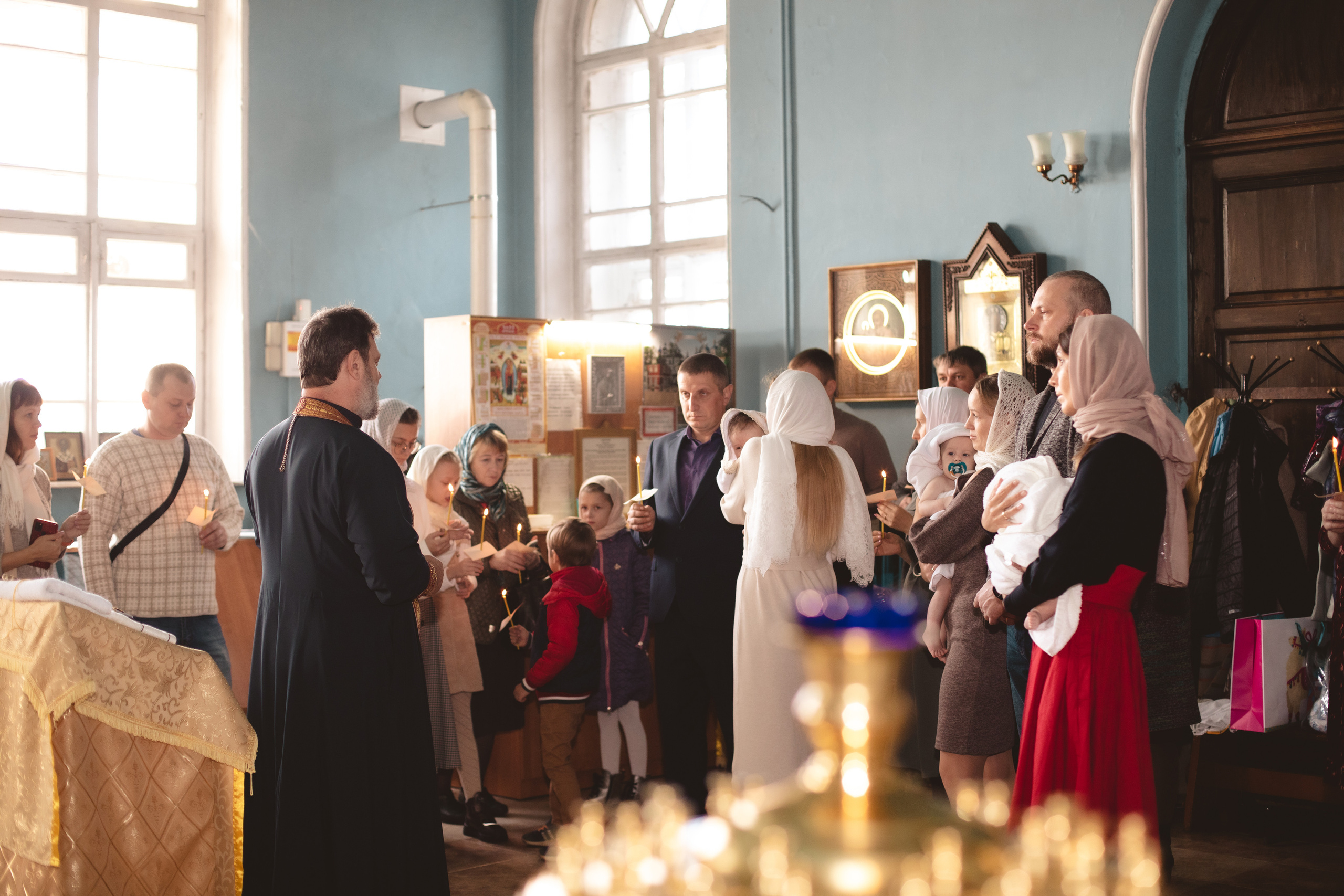 Крещение. Фотограф новорождённых Псков
