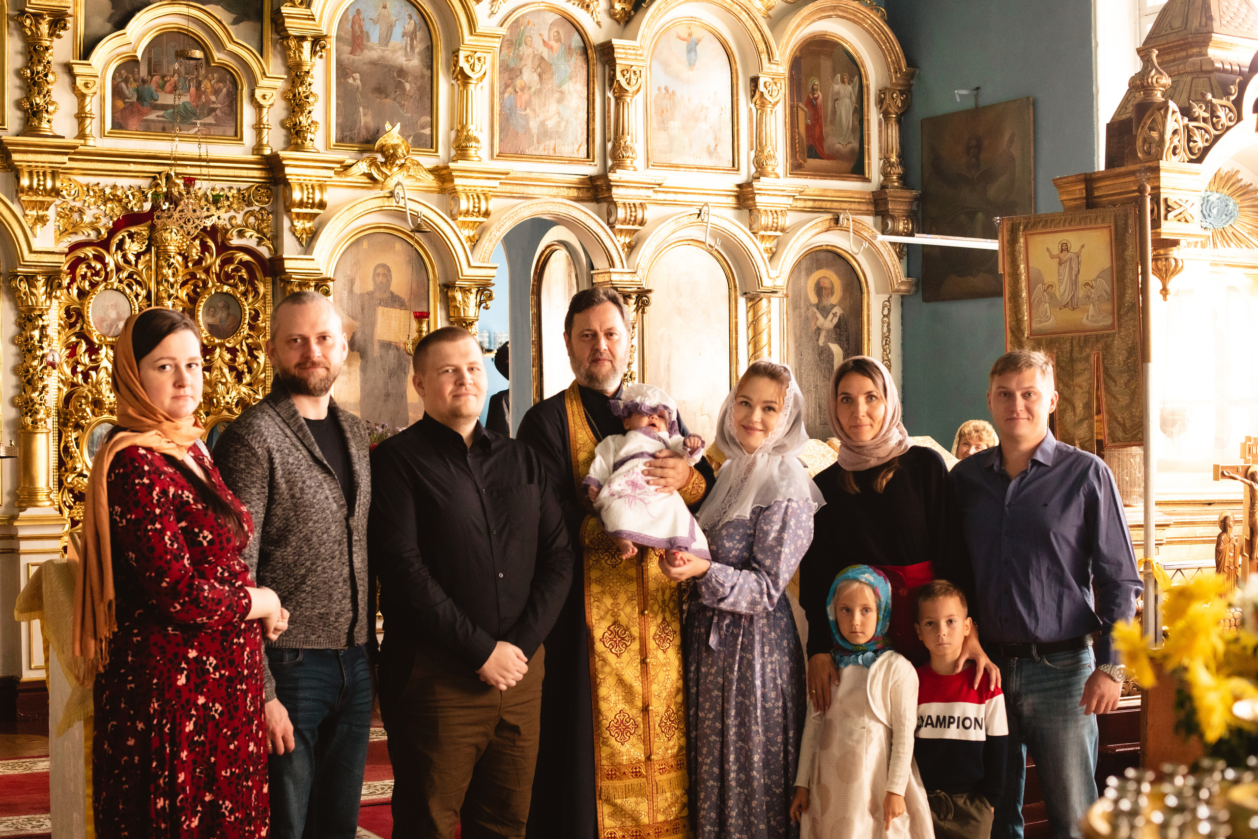 Крещение. Фотограф новорождённых Псков