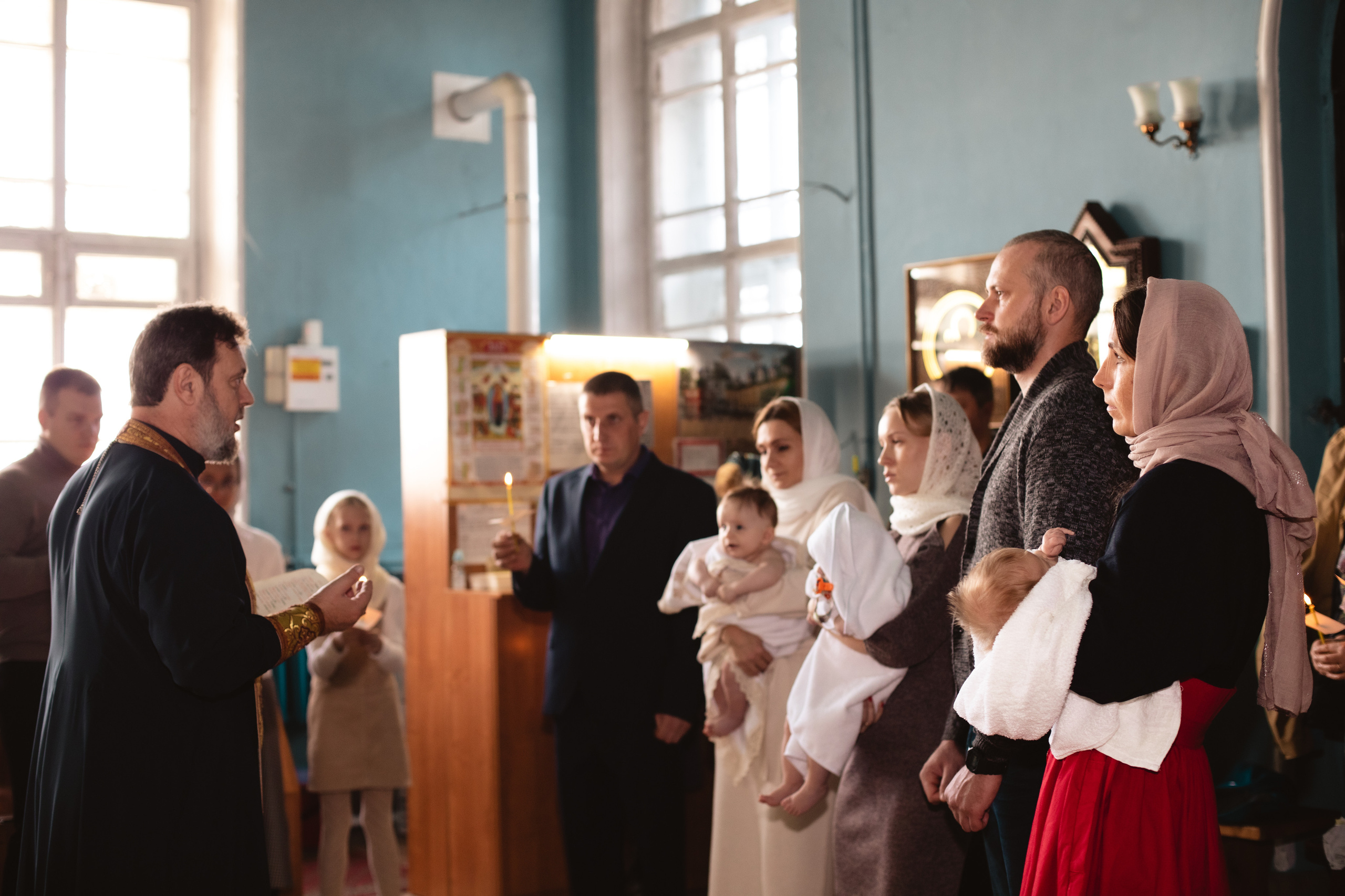 Крещение. Фотограф новорождённых Псков