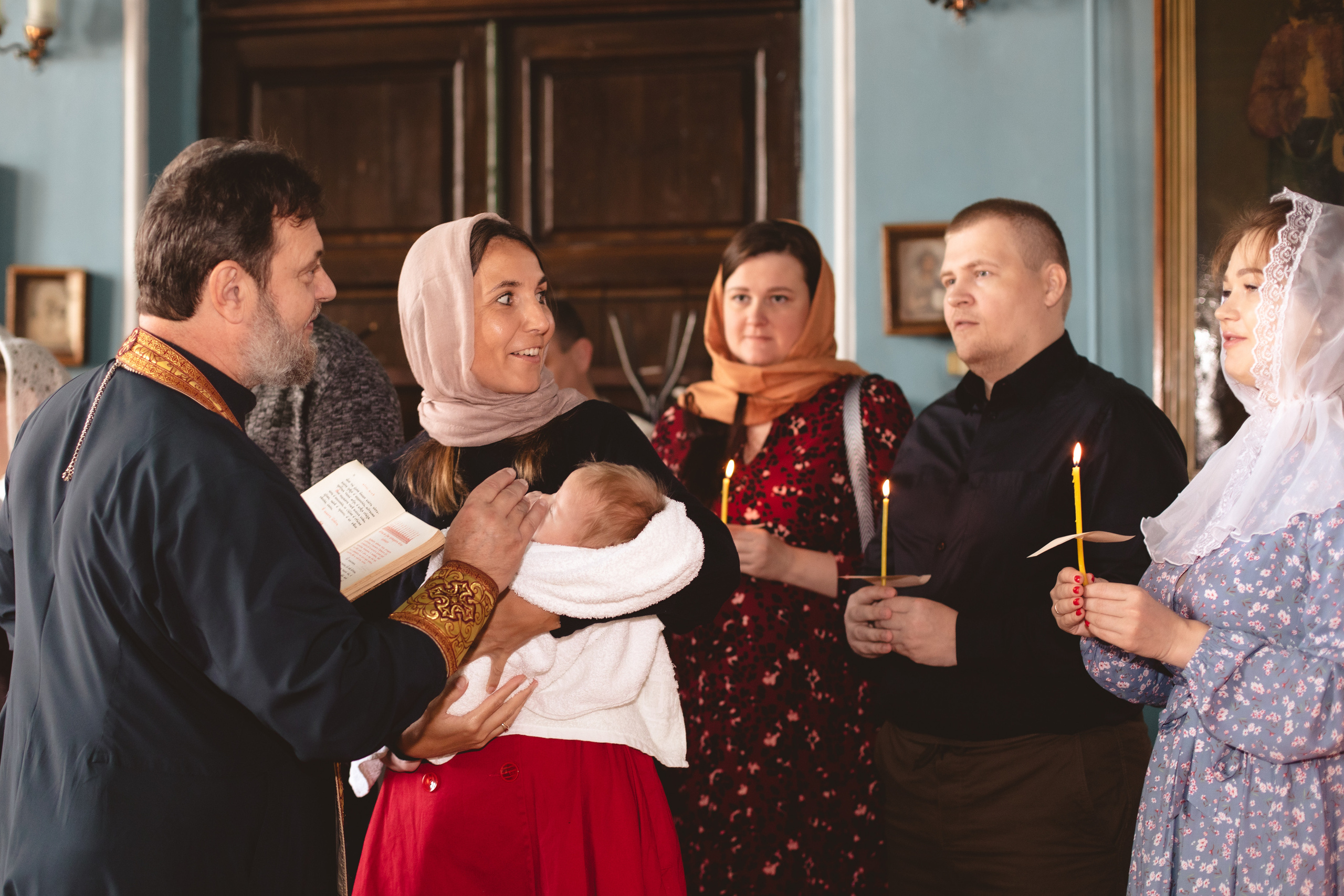 Крещение. Фотограф новорождённых Псков