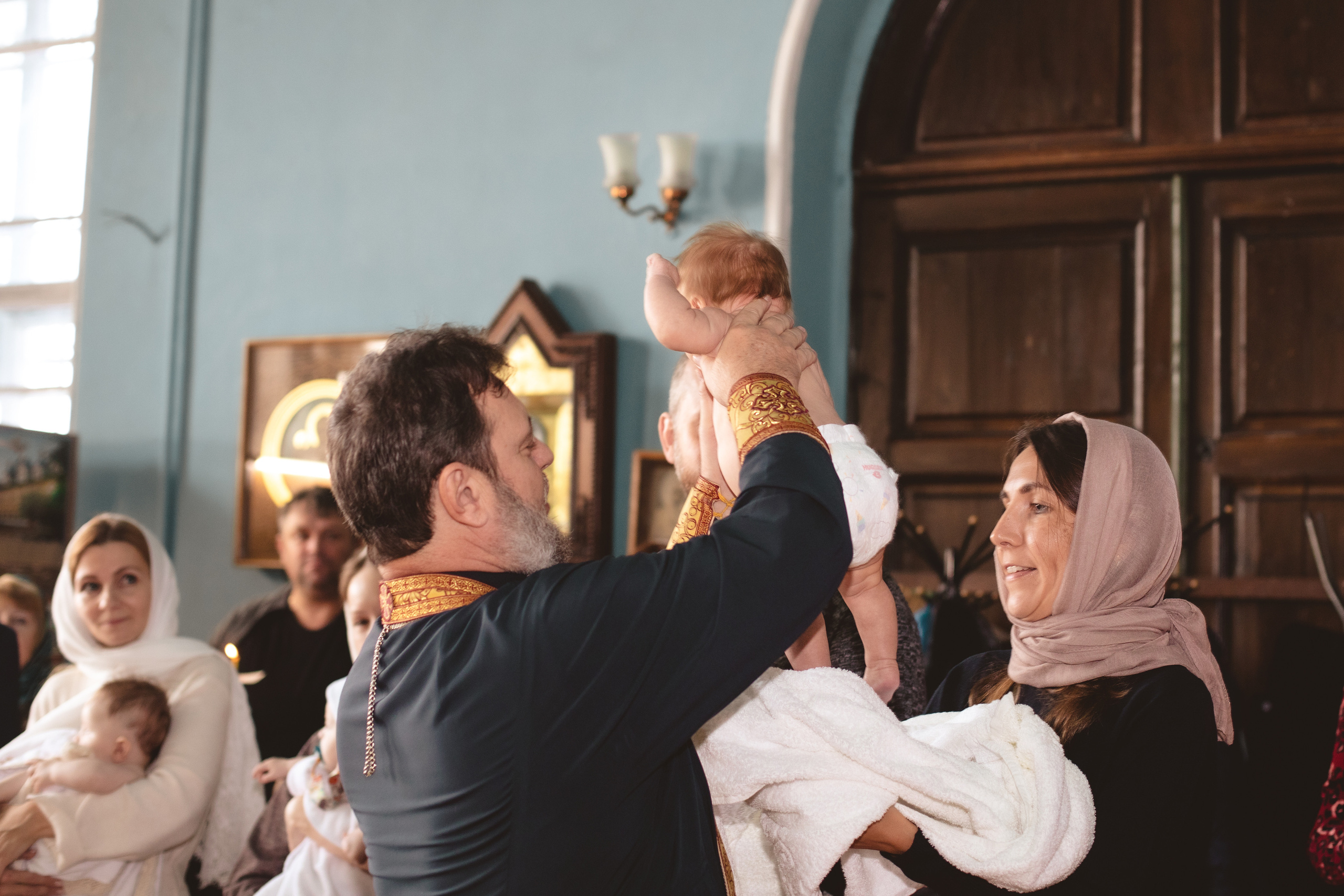 Крещение. Фотограф новорождённых Псков