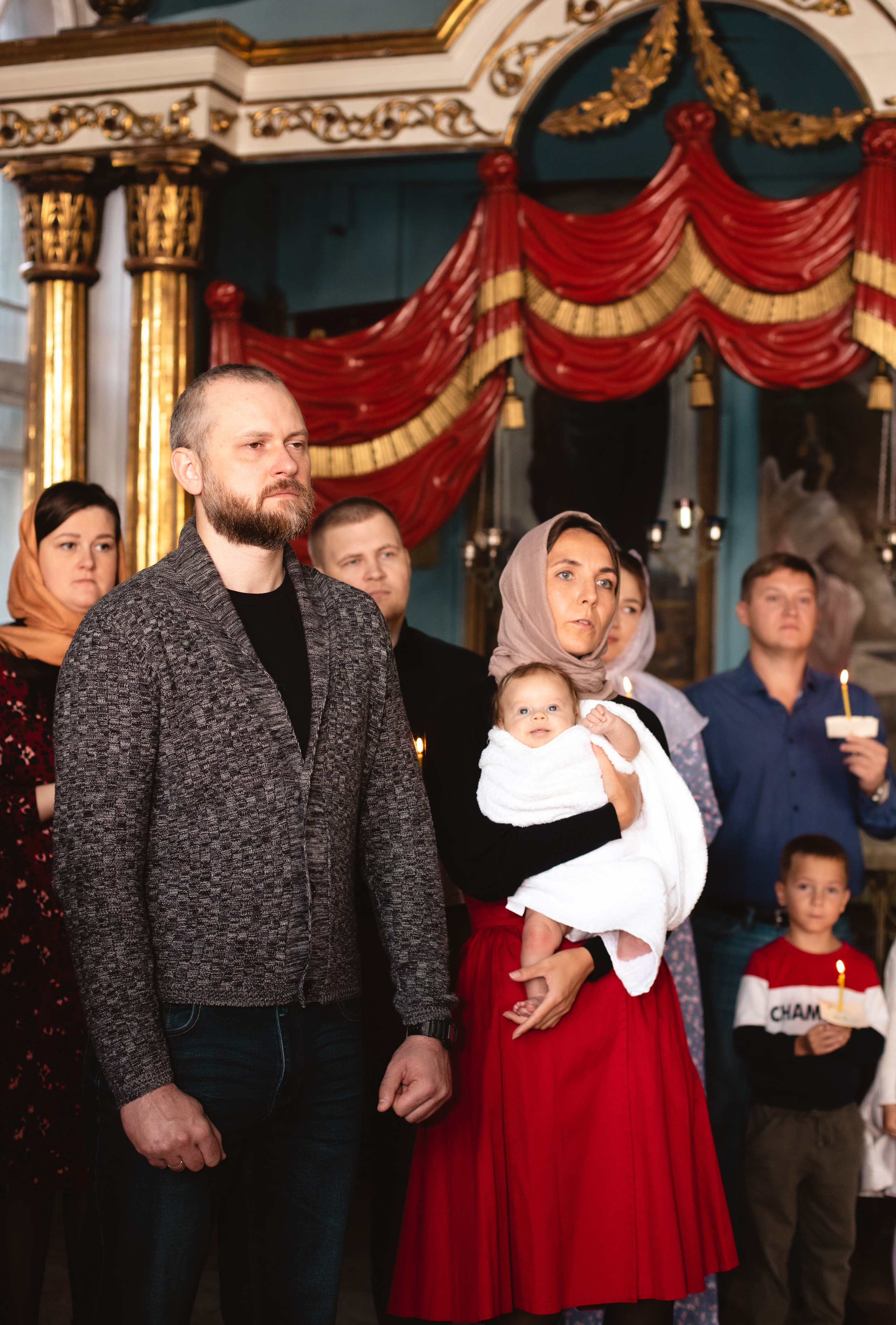 Крещение. Фотограф новорождённых Псков