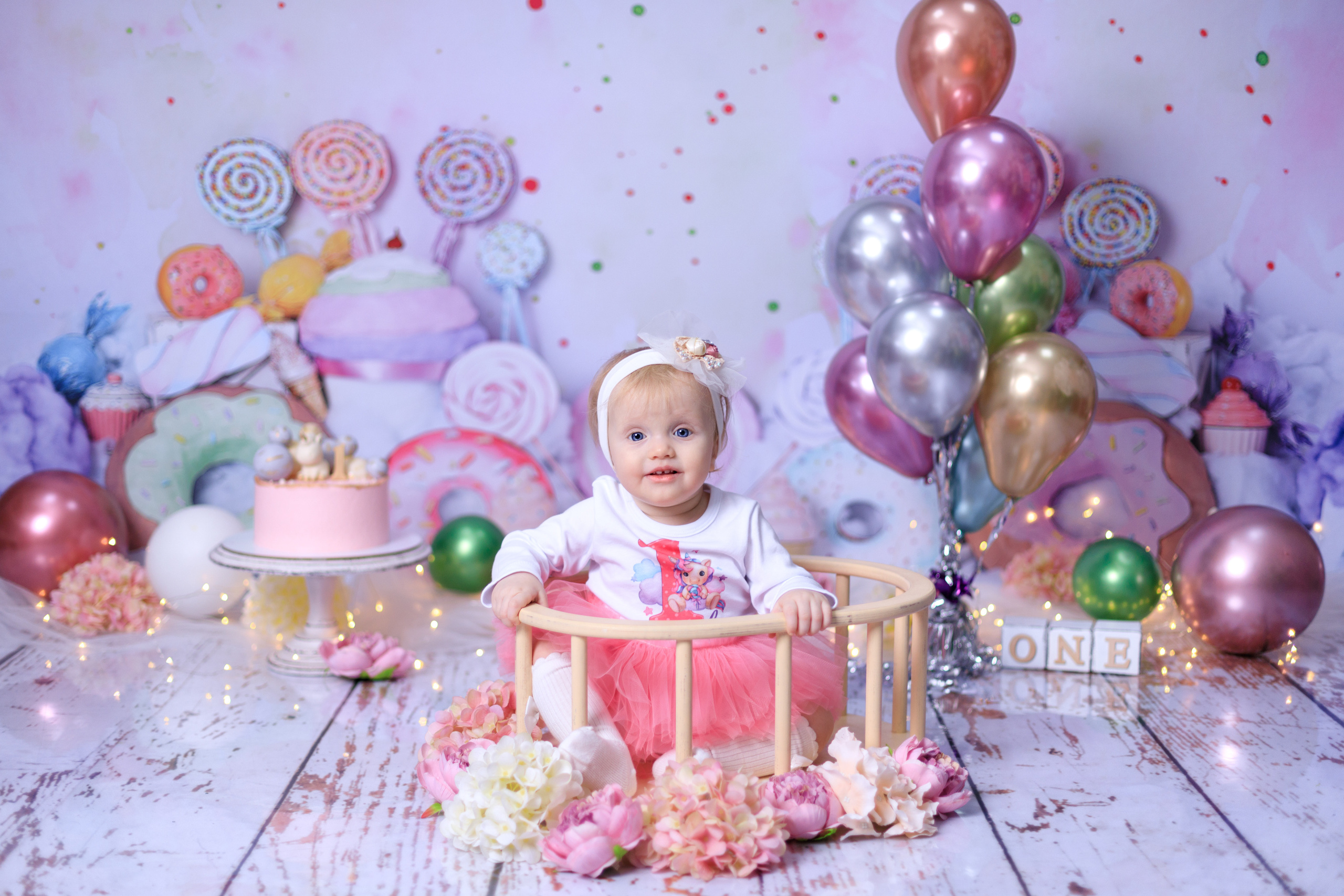 С тортиком. Фотограф новорождённых Псков