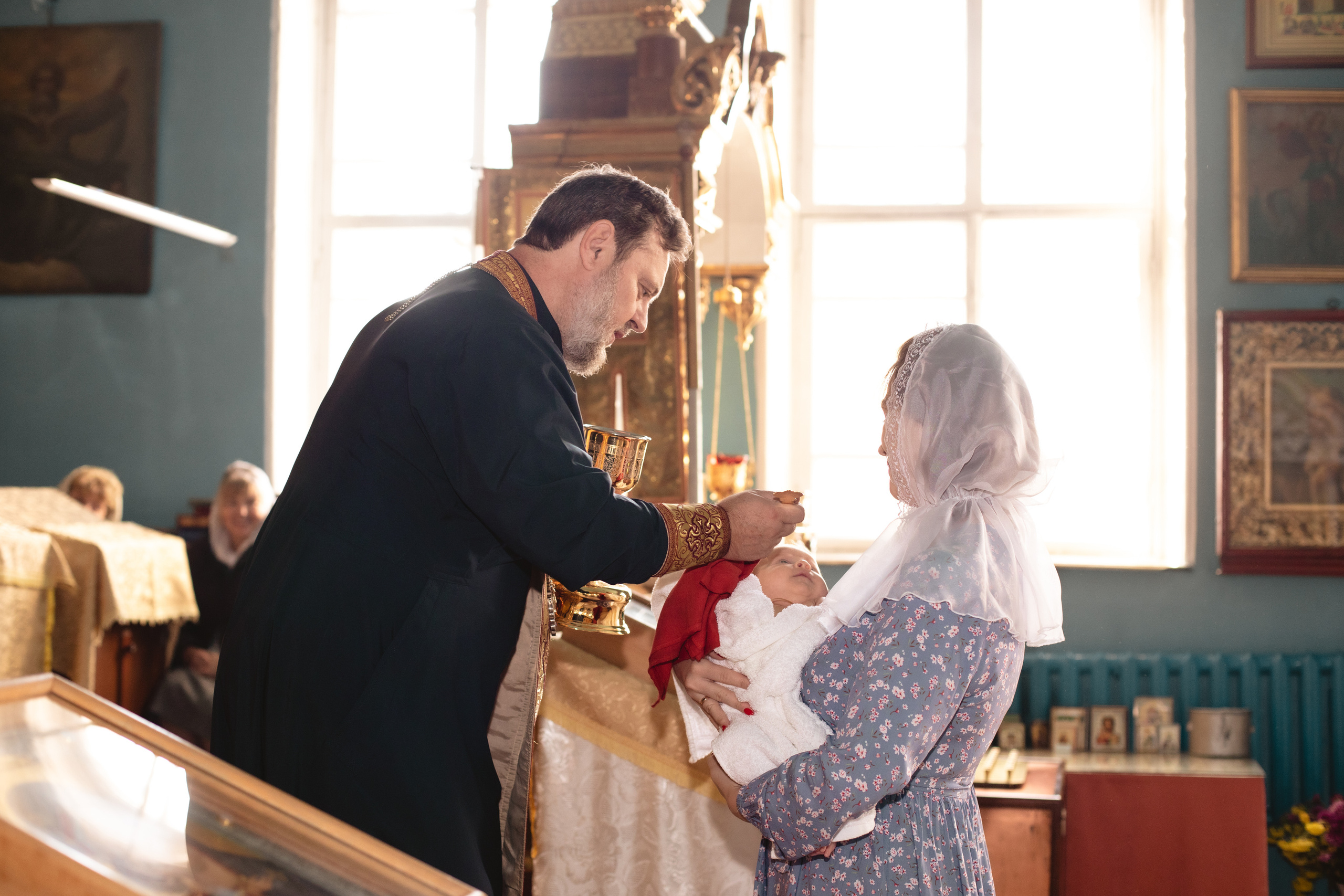 Крещение. Фотограф новорождённых Псков