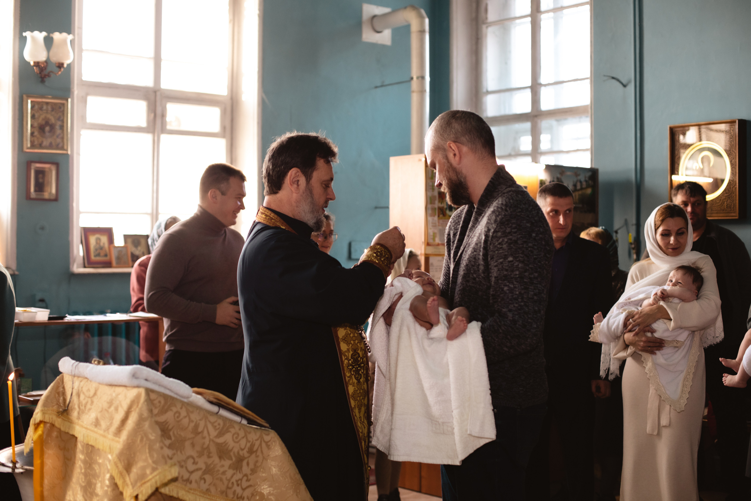 Крещение. Фотограф новорождённых Псков