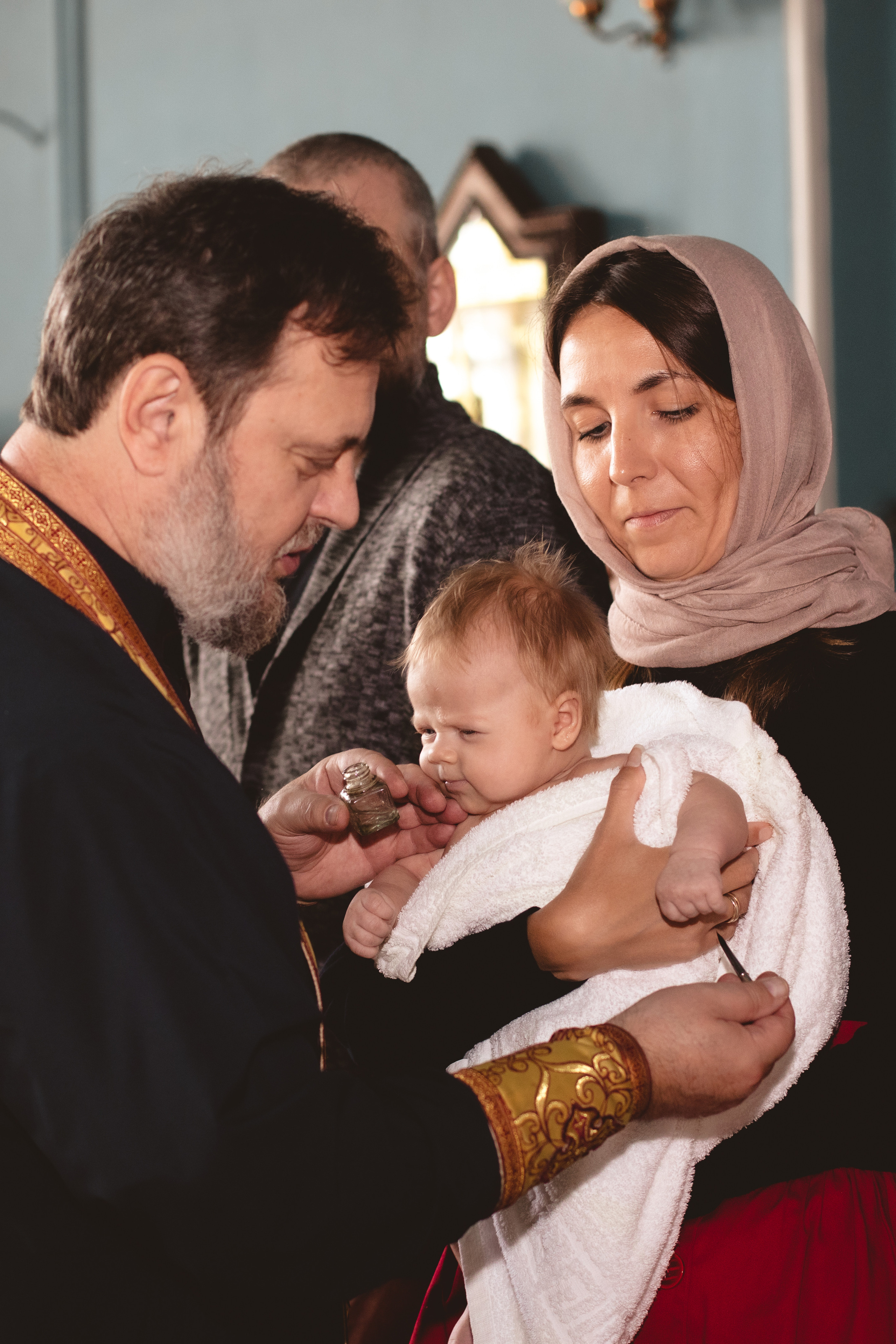 Крещение. Фотограф новорождённых Псков