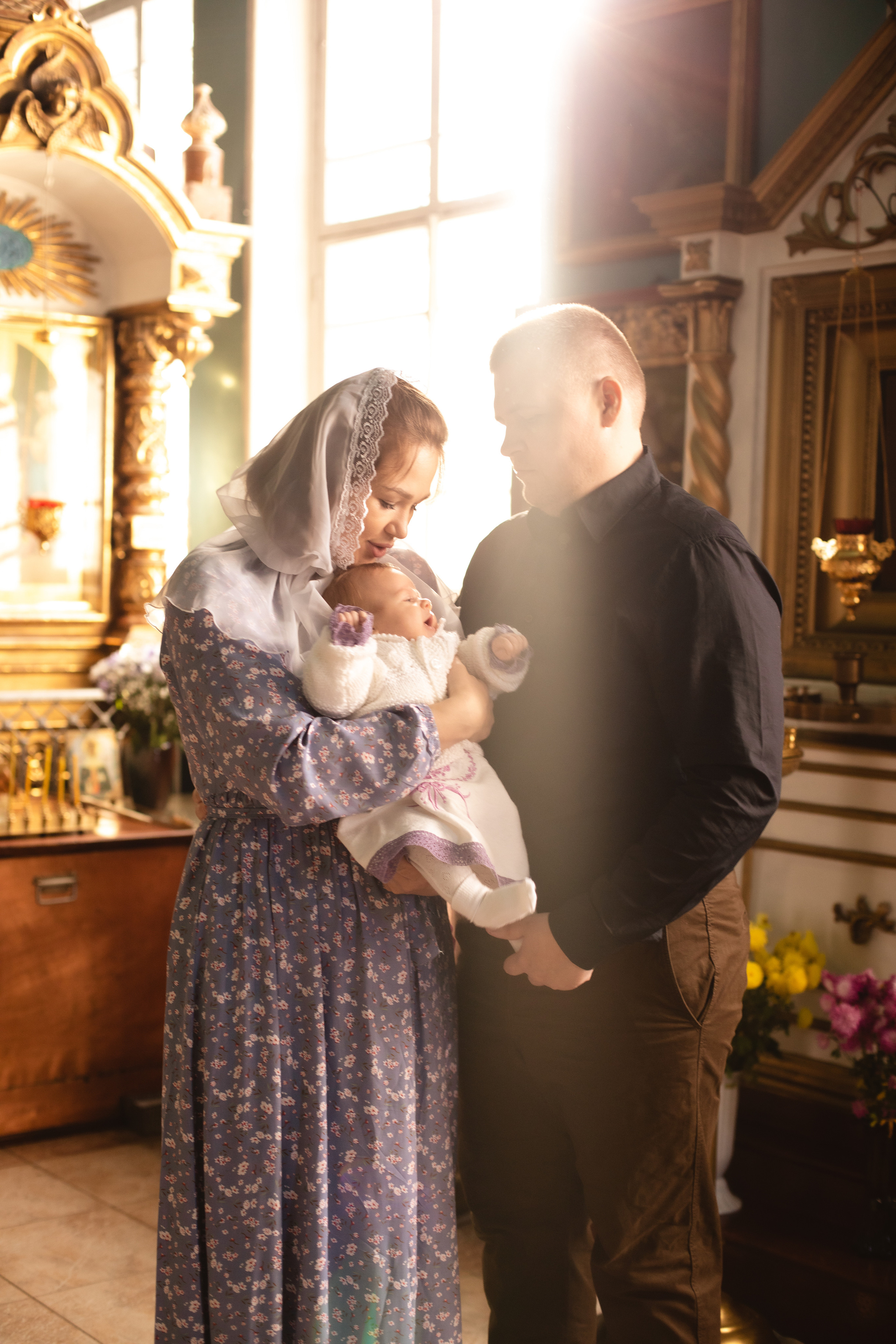 Крещение. Фотограф новорождённых Псков