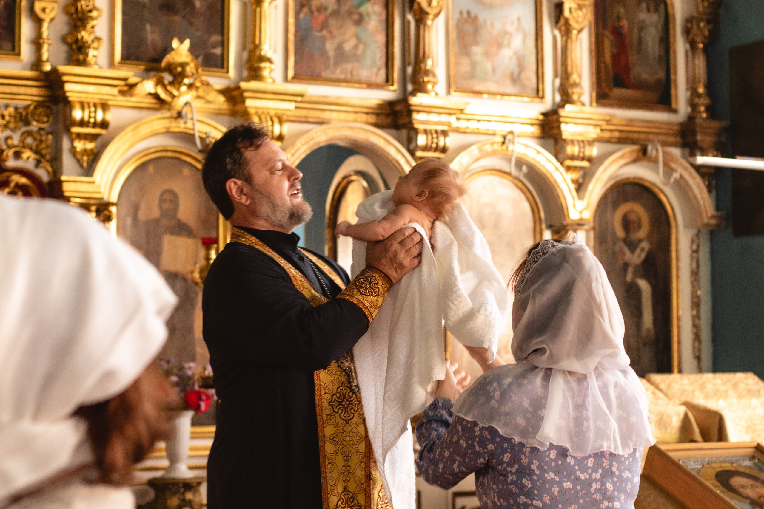 Крещение. Фотограф новорождённых Псков