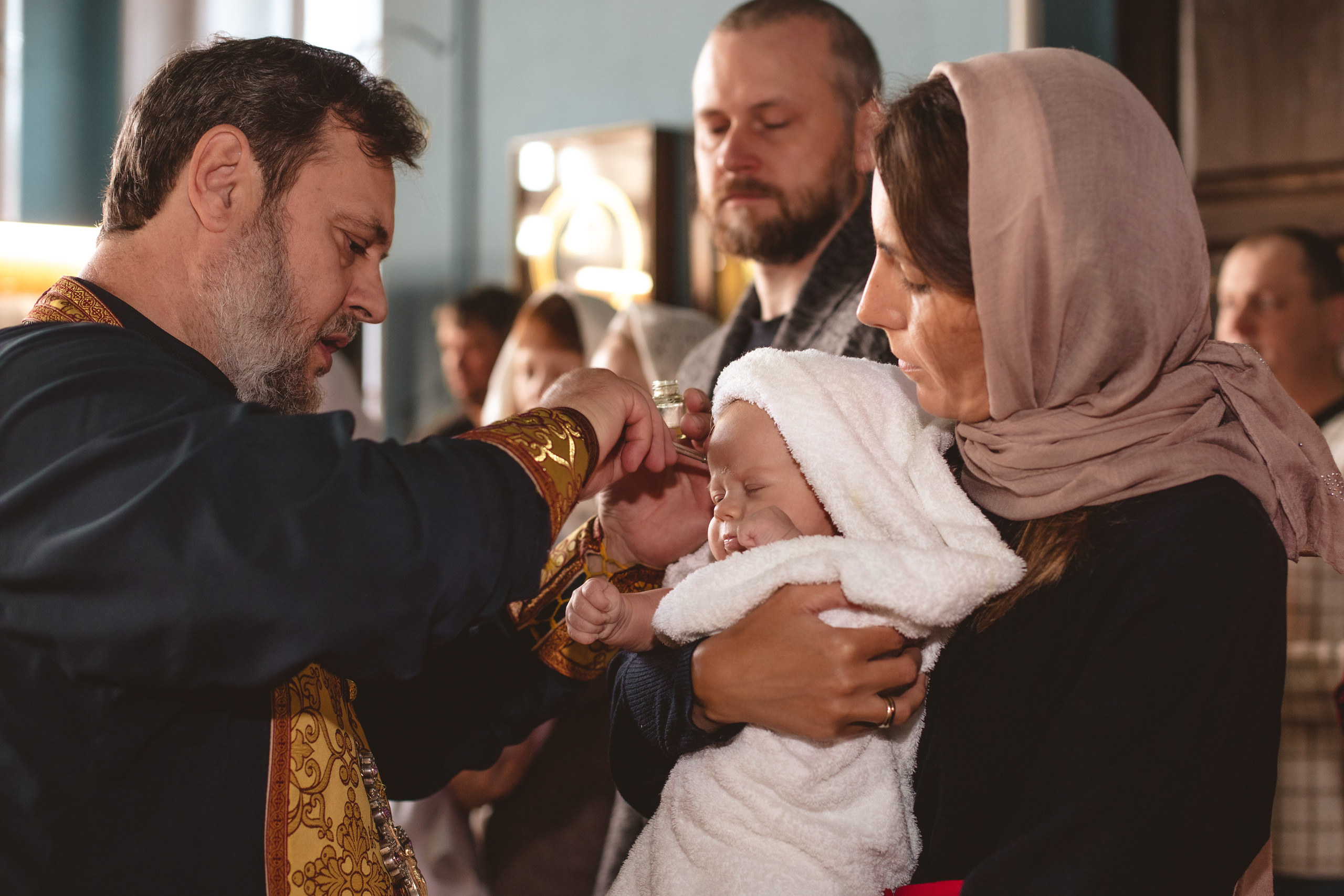Крещение. Фотограф новорождённых Псков