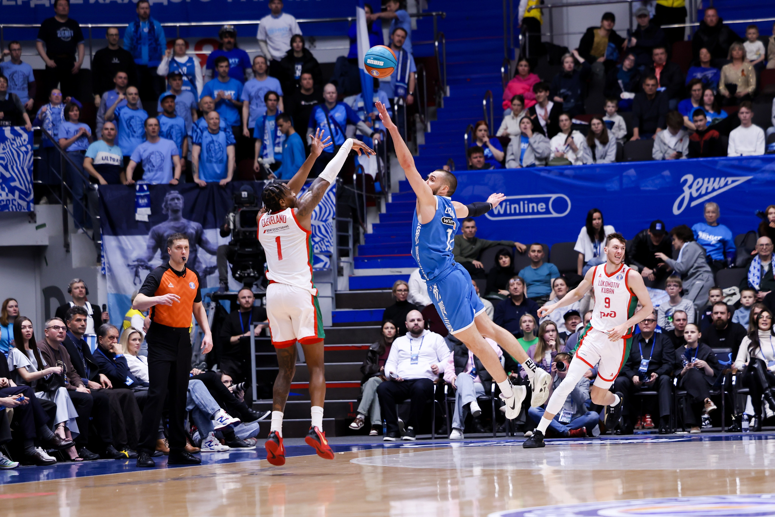 БК Зенит — БК Локомотив-Кубань 07.05.2025. Спортивный и репортажный фотограф Антон Тереханов