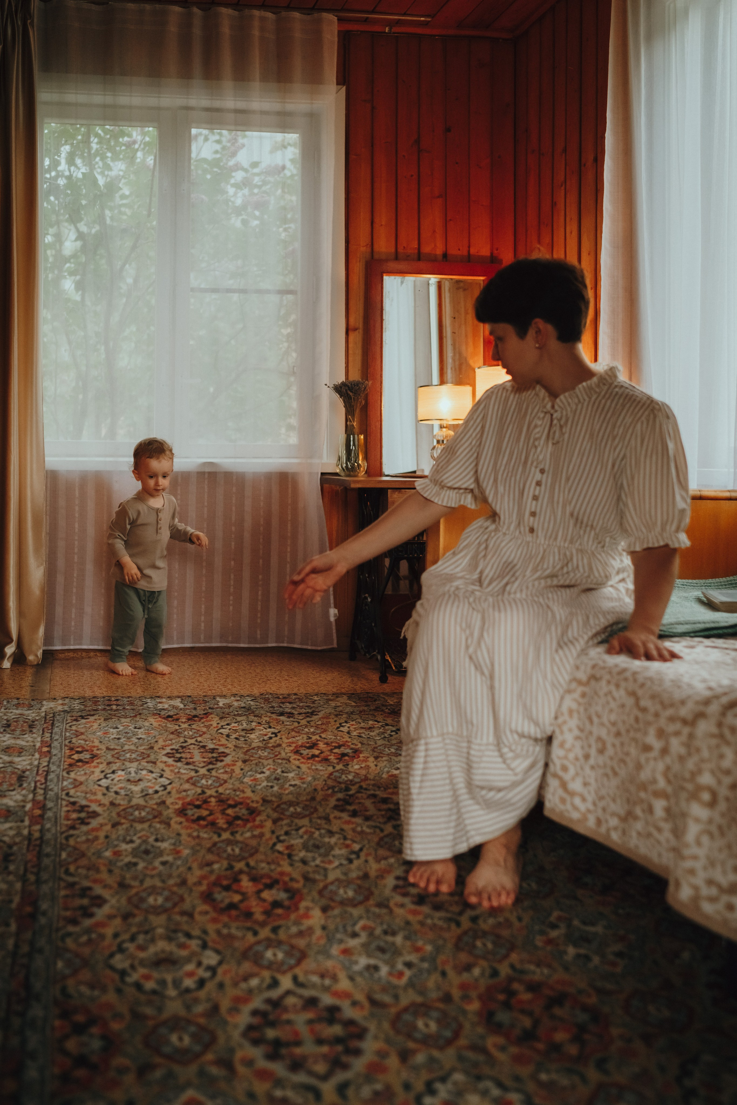 Домашняя фотосессия на даче