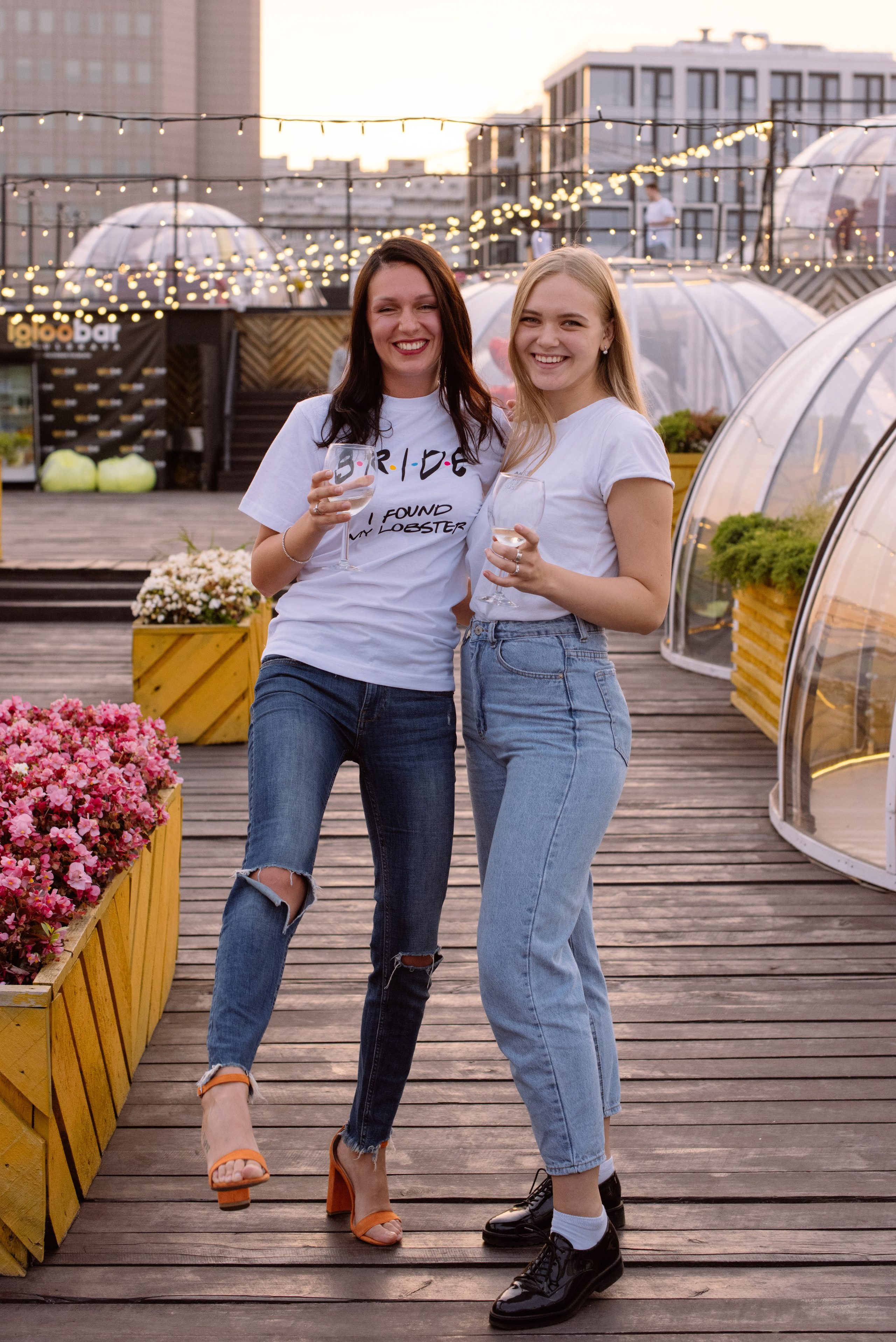 Девичник на крыше Loft. Свадебный фотограф в Москве Анна Полушина