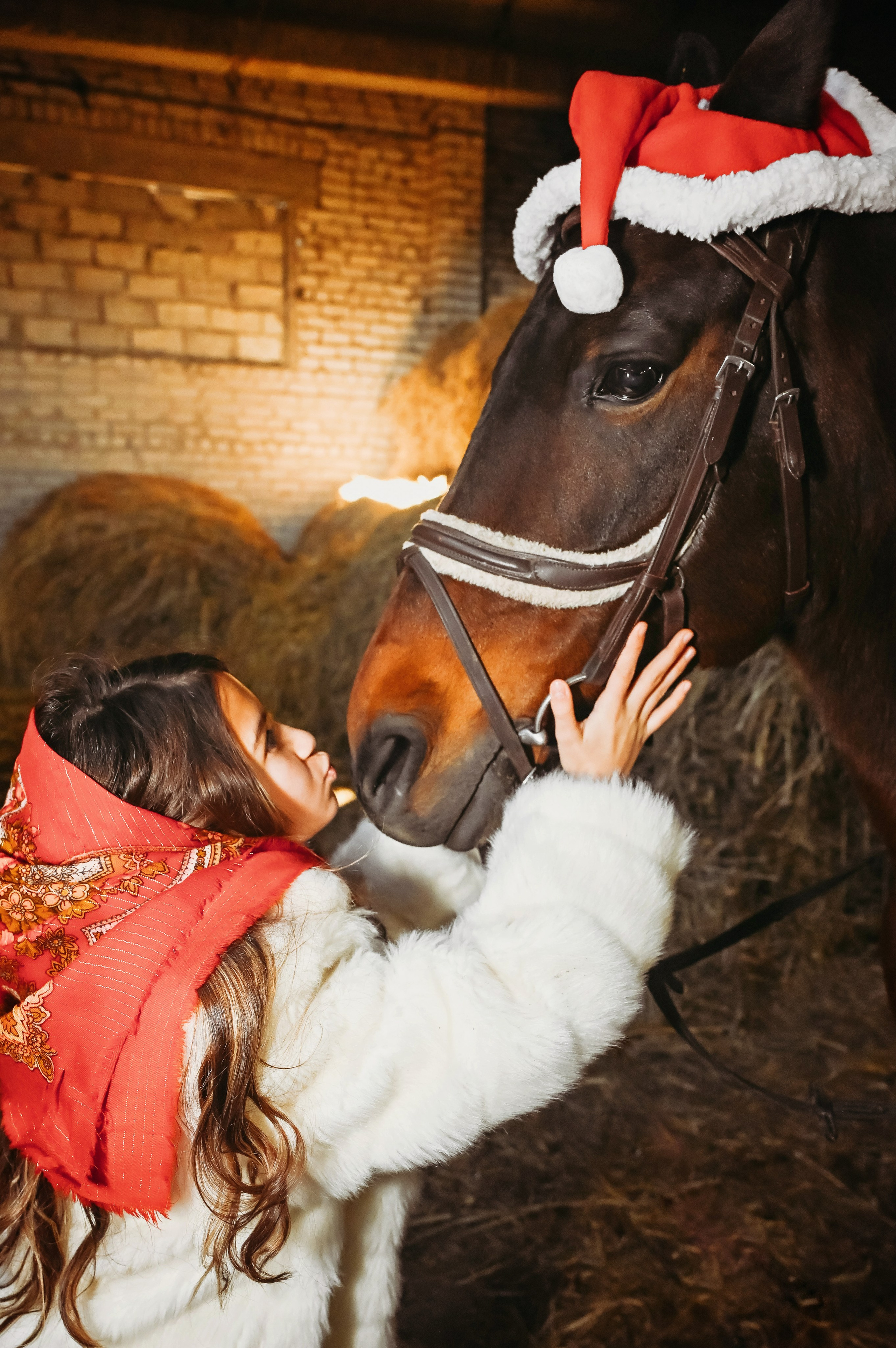 Новогодняя с лошадкой. Детский и семейный фотограф выпускной альбом Приморско-Ахтарск