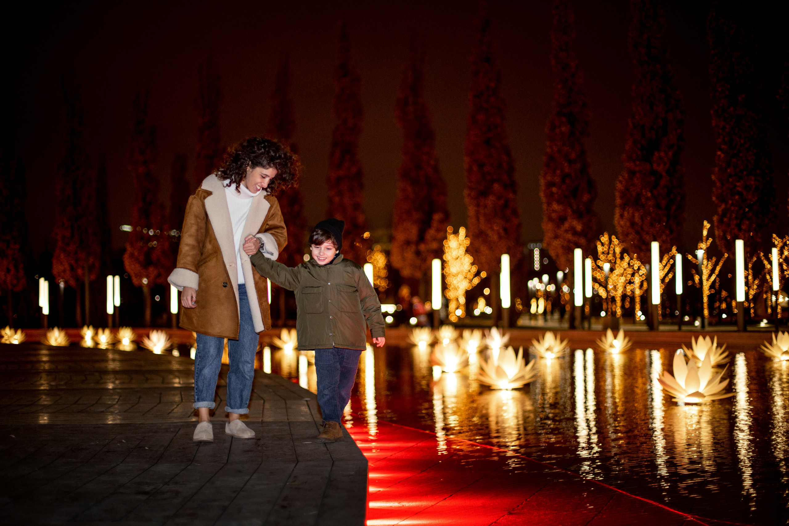 Предновогодняя прогулка в парке. Фотограф в Краснодаре Евгения Михаевич
