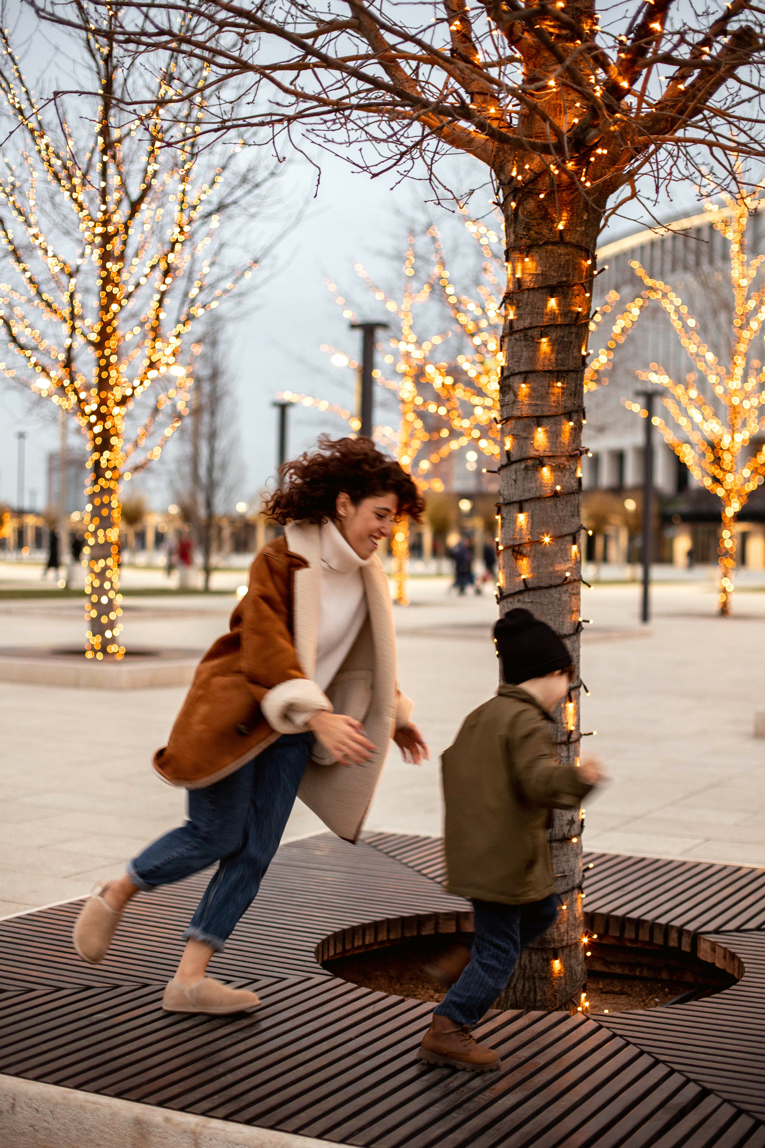 Предновогодняя прогулка в парке. Фотограф в Краснодаре Евгения Михаевич