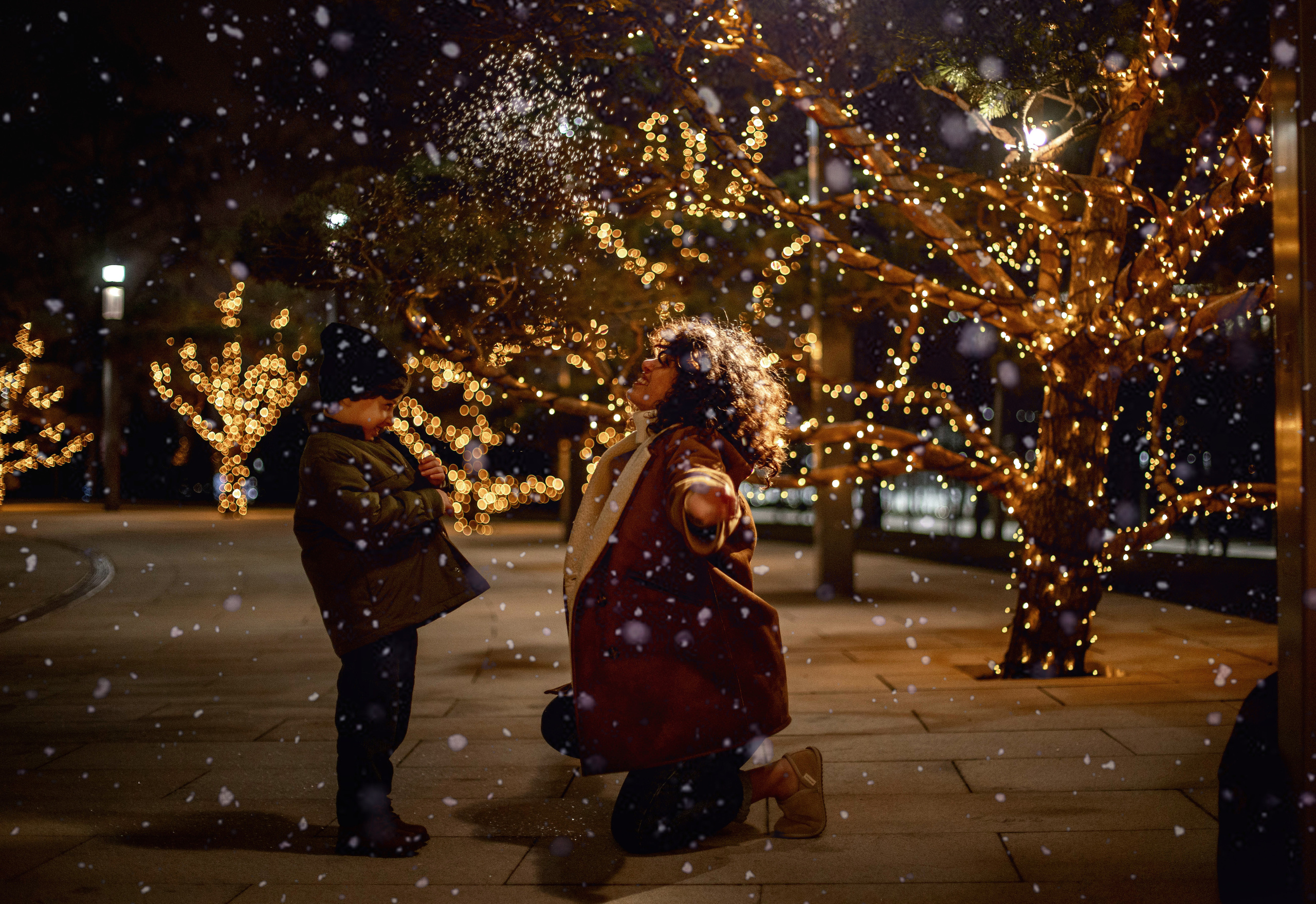 Предновогодняя прогулка в парке. Фотограф в Краснодаре Евгения Михаевич