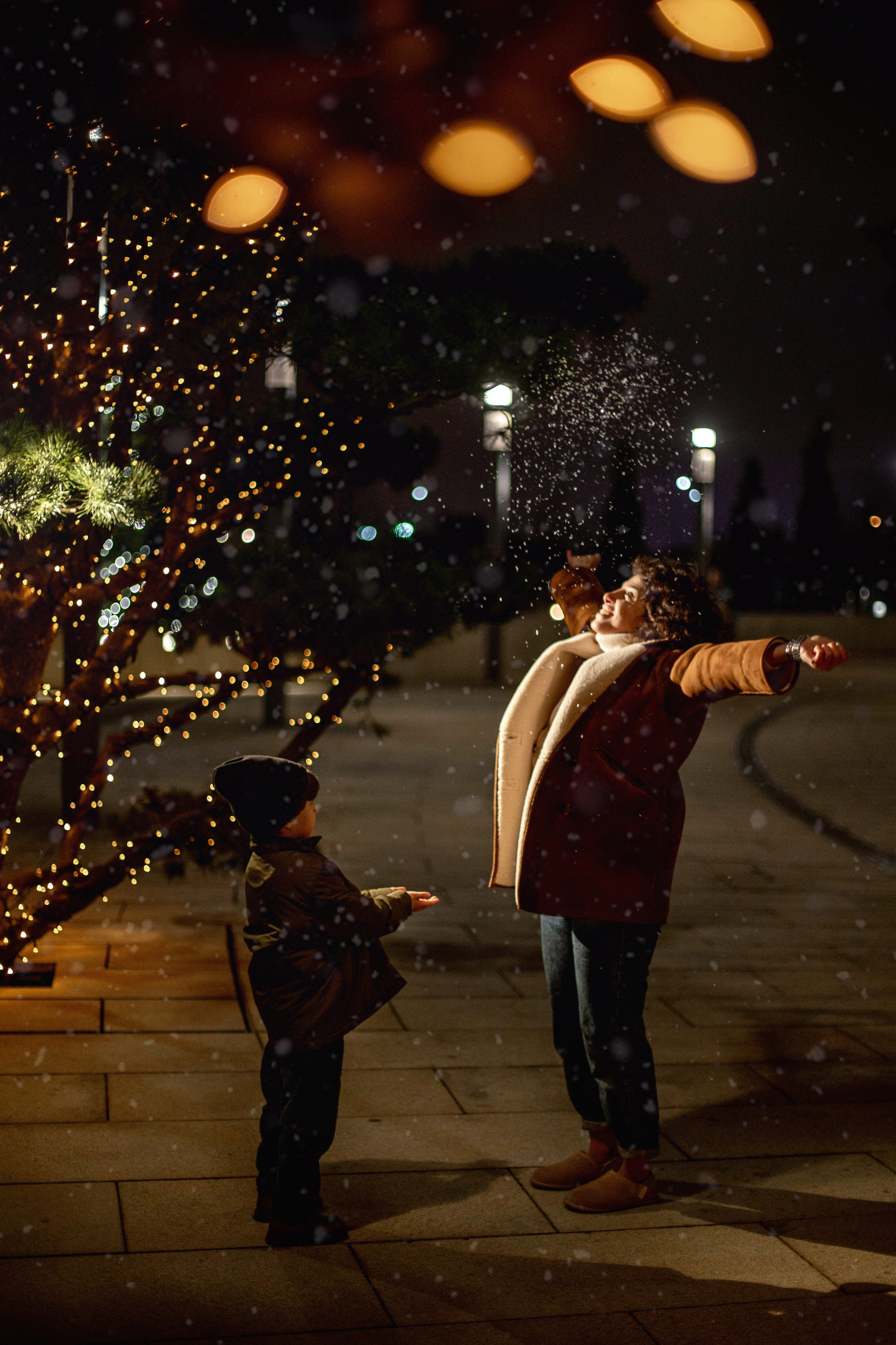 Предновогодняя прогулка в парке. Фотограф в Краснодаре Евгения Михаевич
