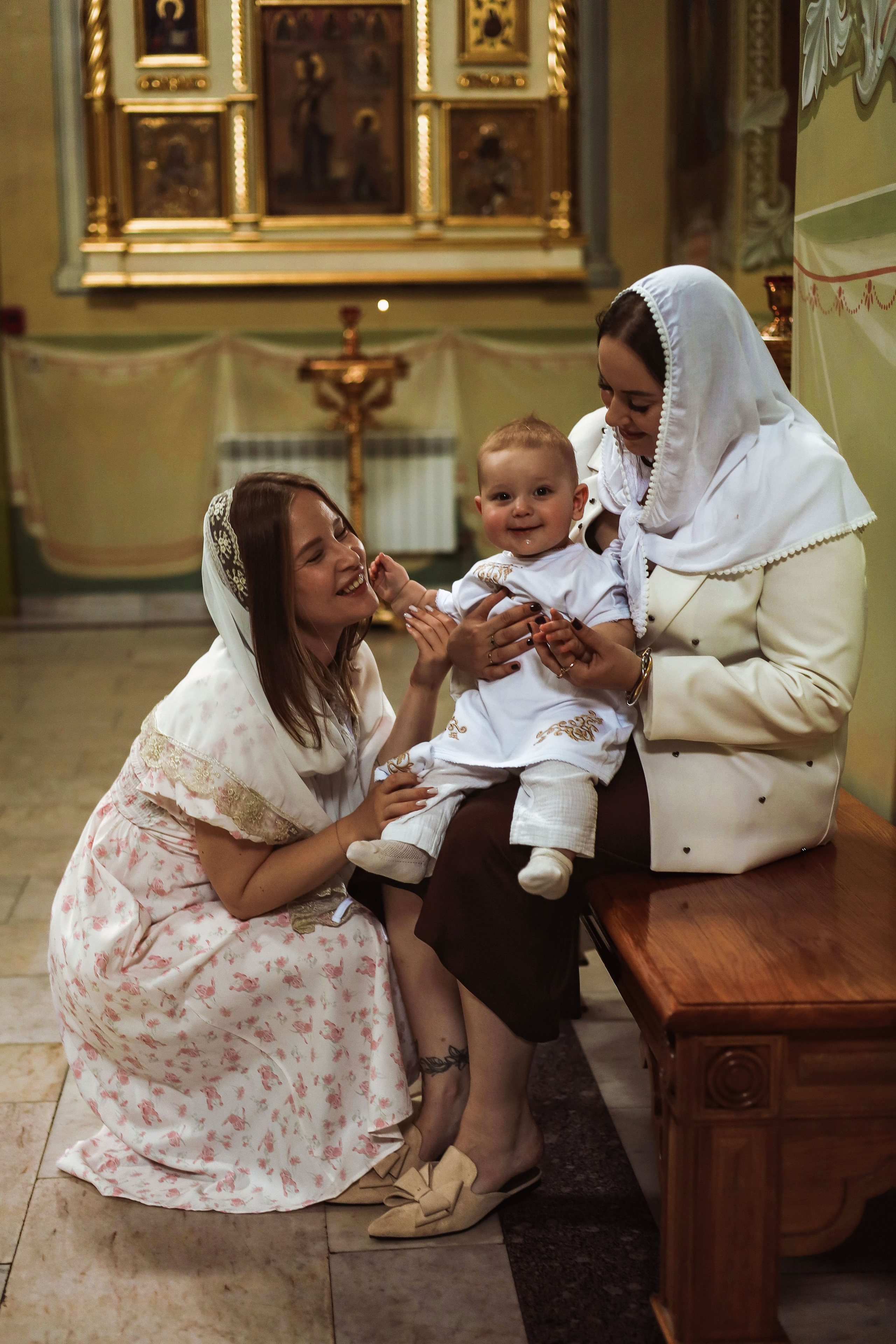Таинство крещения. Фотограф новорожденных Саратов