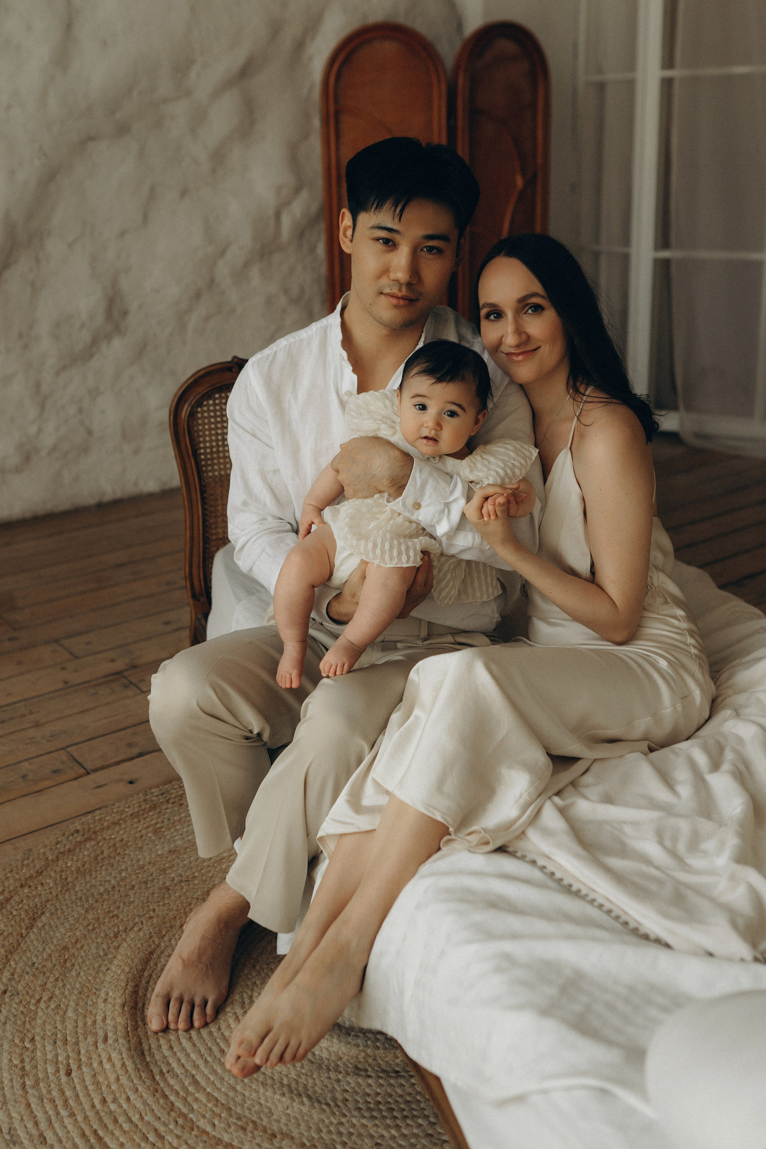 Малышка Нина и родители. Семейный lifestyle фотограф в Москве Рената Рафикова