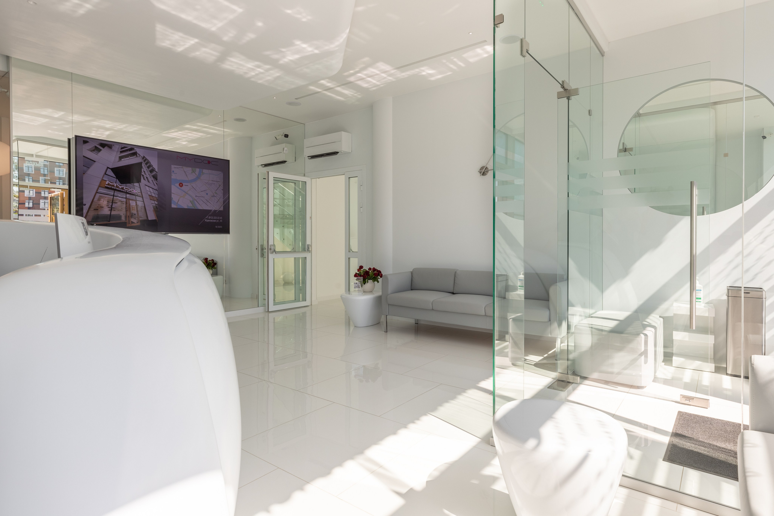 Клиника MYDOC. Интерьерный фотограф в Санкт-Петербурге Ксения Сорокина