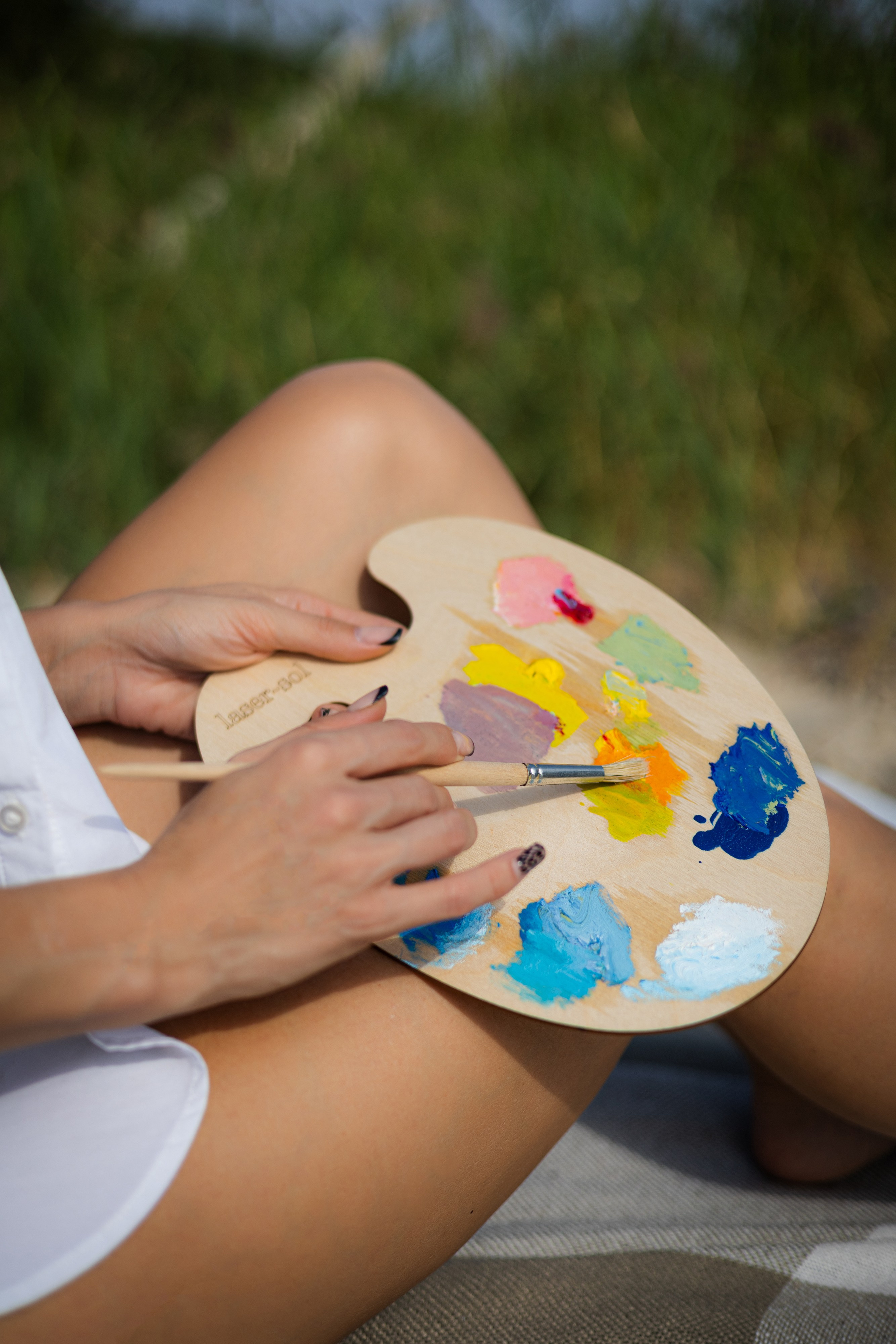 Съемки на улице. Анна Злищева