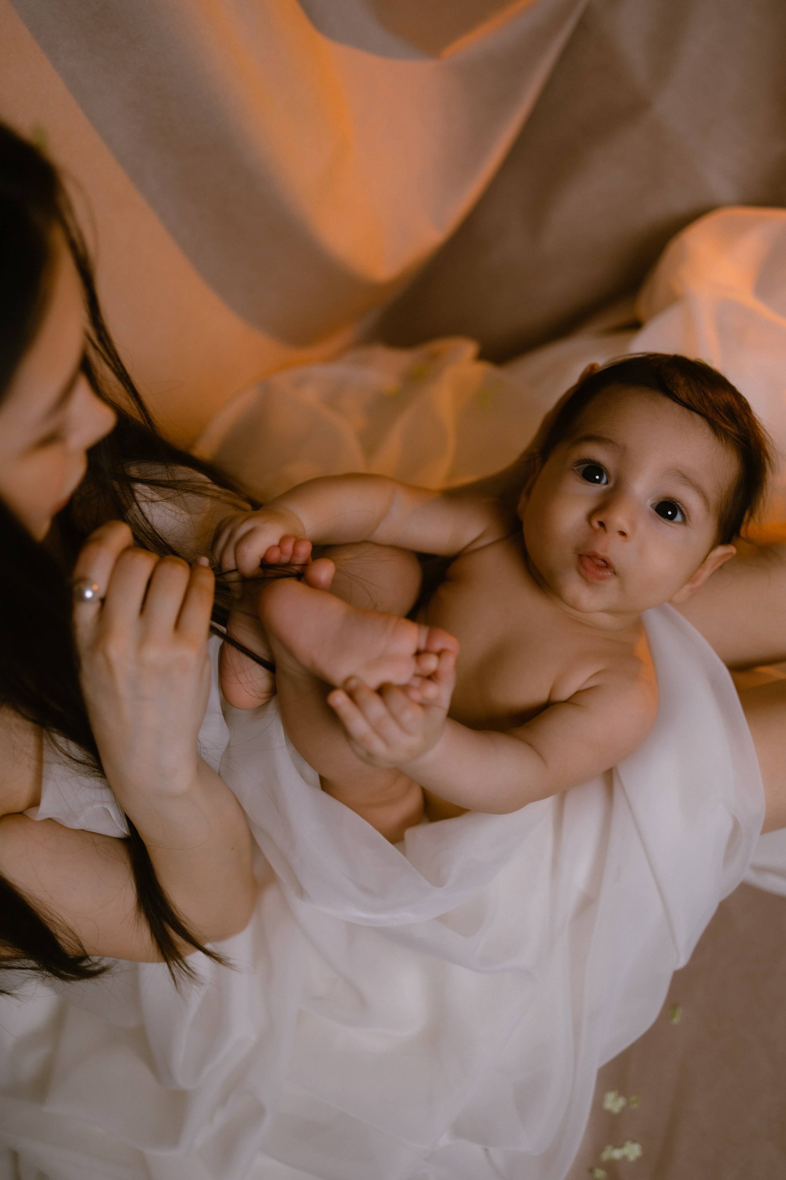 Вера и Арон, мама с малышом. Семейный и свадебный фотограф в Самаре Анастасия Воропаева