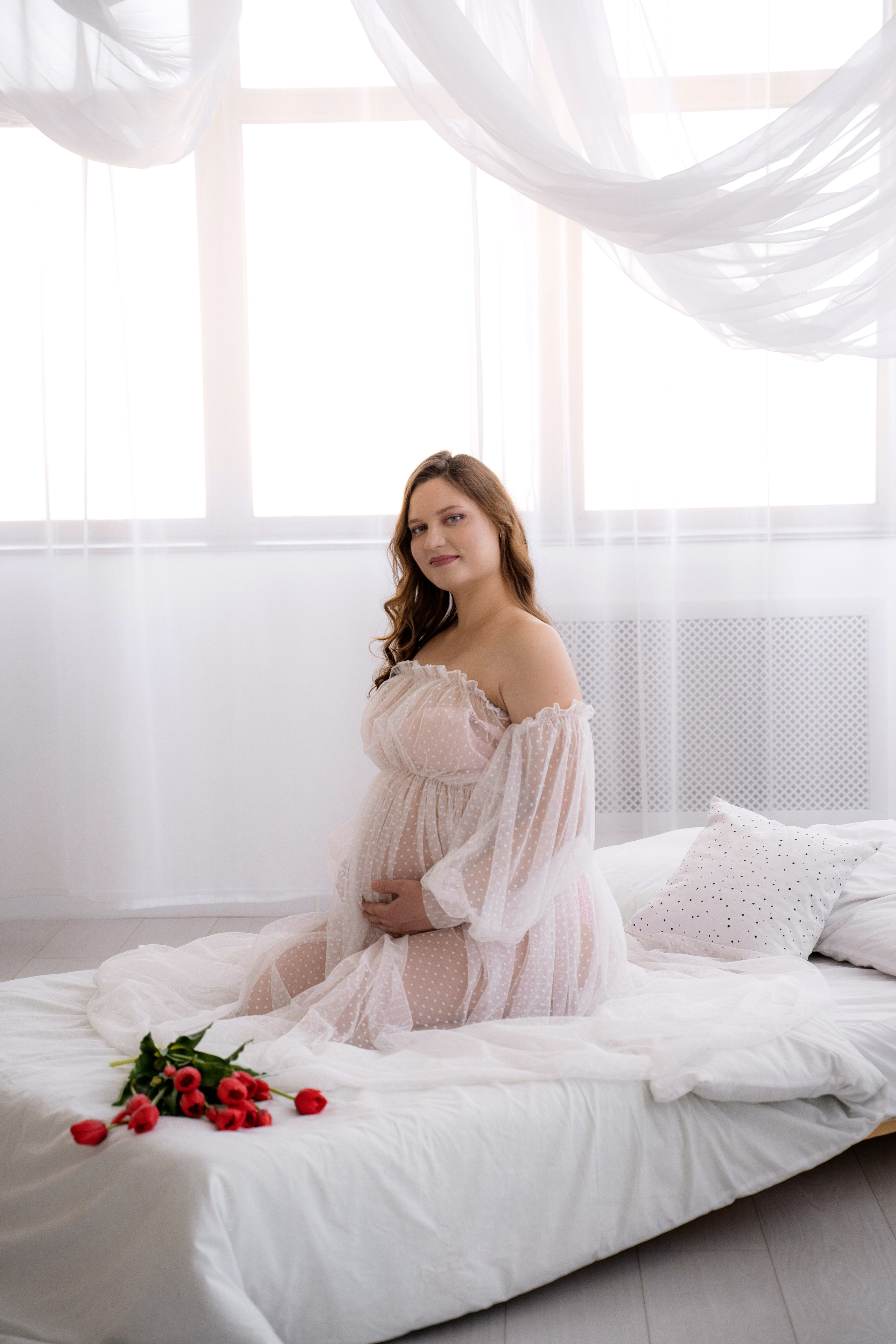 Беременность Люкс. Фотостудия Малина в городе Улан-Удэ. Фотограф Ирина Жарникова