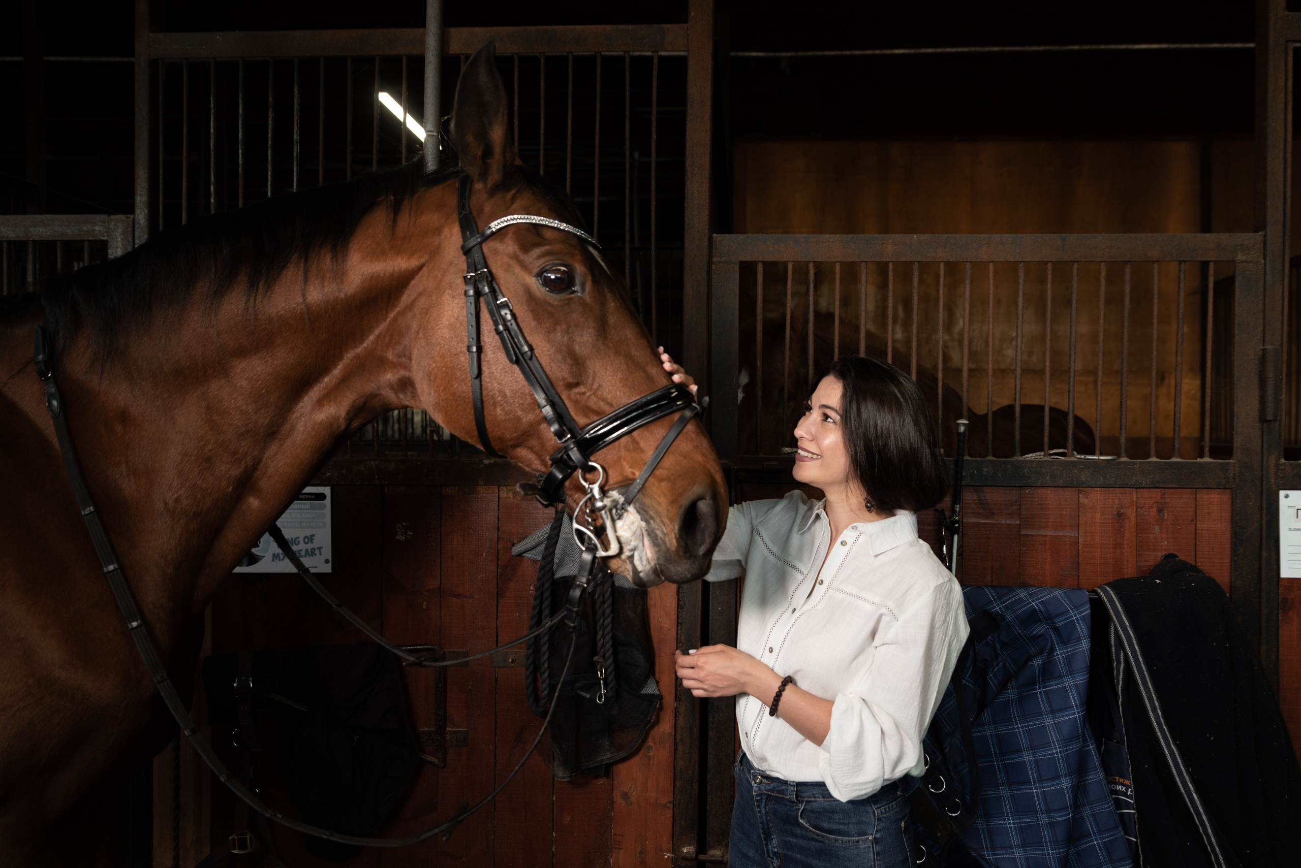 Кристина и конь Неон. Фотограф в Санкт-Петербурге Виктор Кудряшов