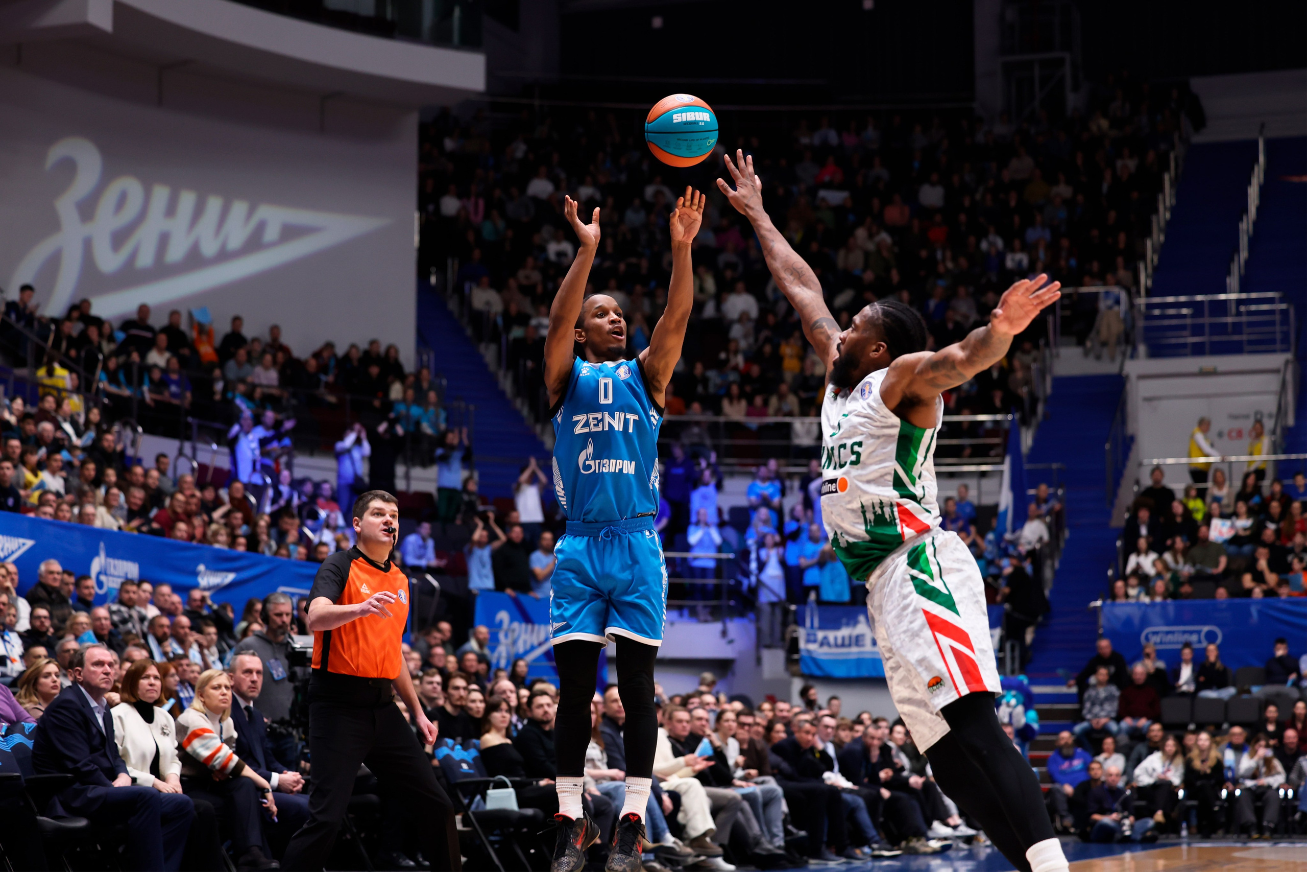 БК Зенит — БК Уникс 13.02.2025. Спортивный и репортажный фотограф Антон Тереханов