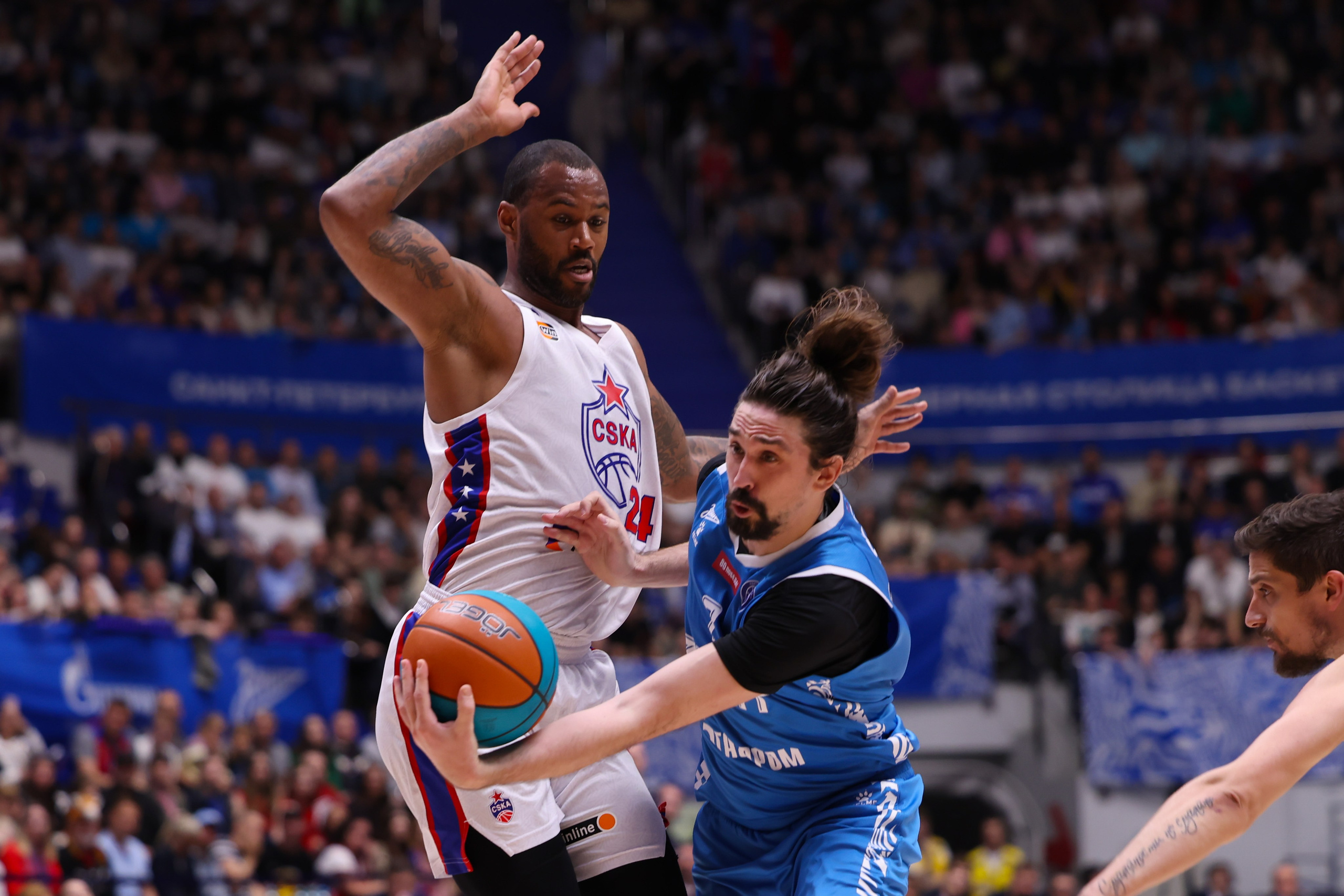 БК «Зенит» — ПБК «ЦСКА» финал ЕЛ ВТБ 5 игра 06.06.2025. Спортивный и репортажный фотограф Антон Тереханов