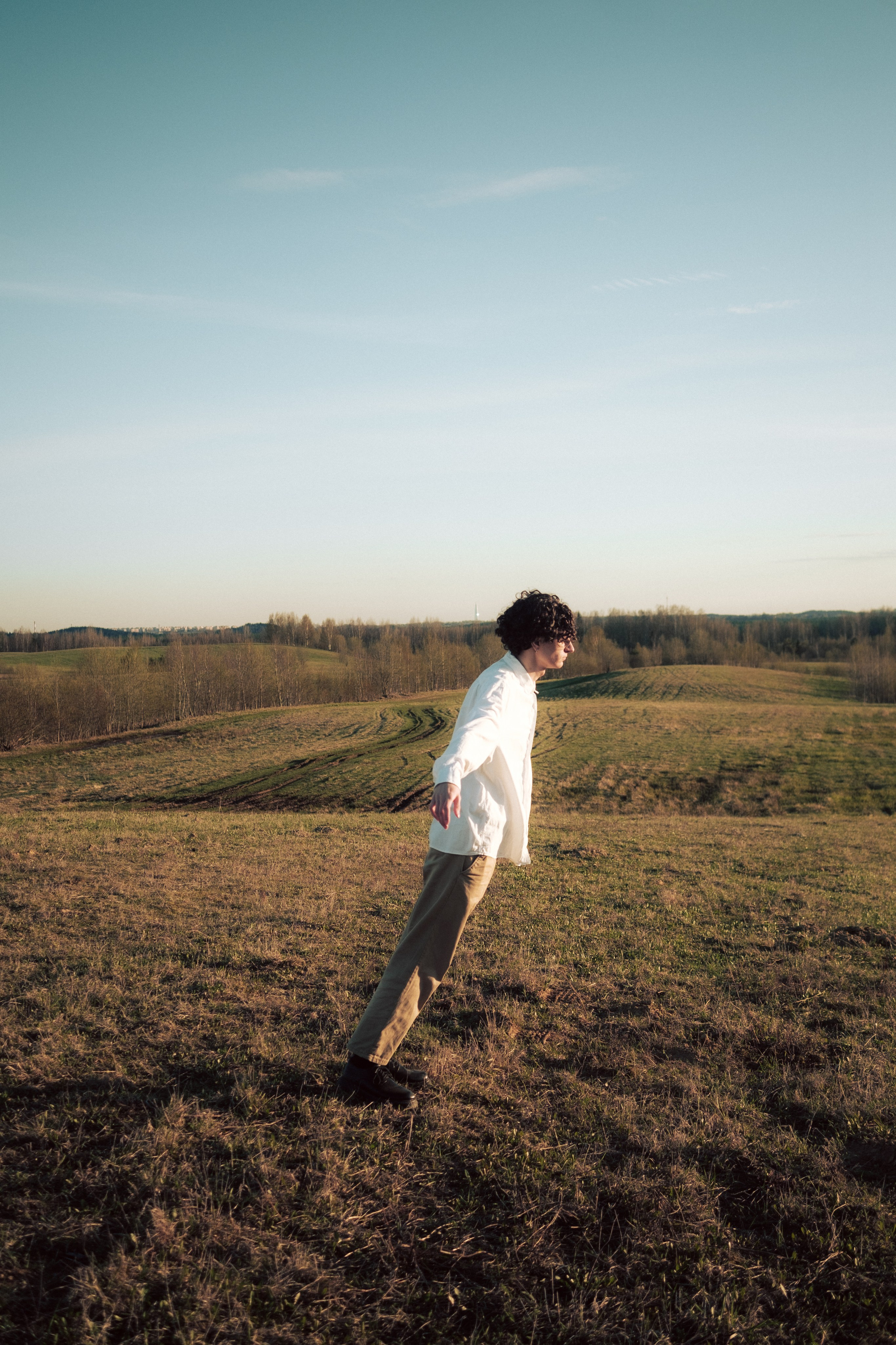 Андрей. Съёмка в поле. Lickord