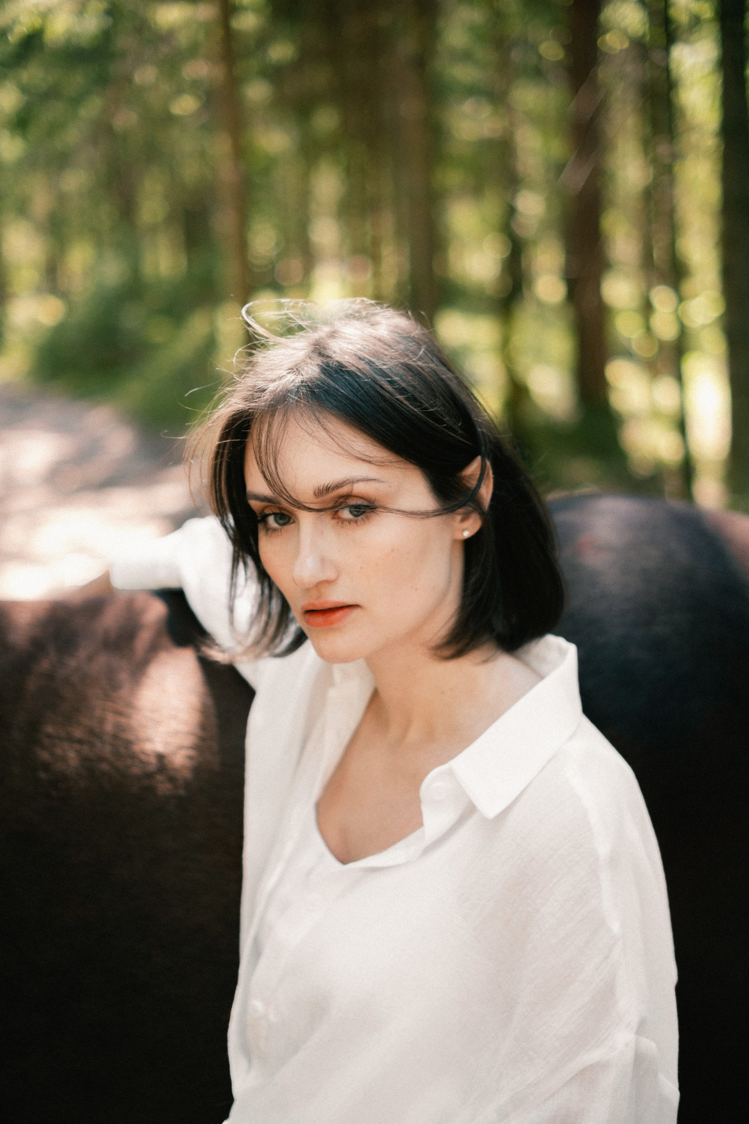 Наташа. Съёмка с лошадкой. Lickord