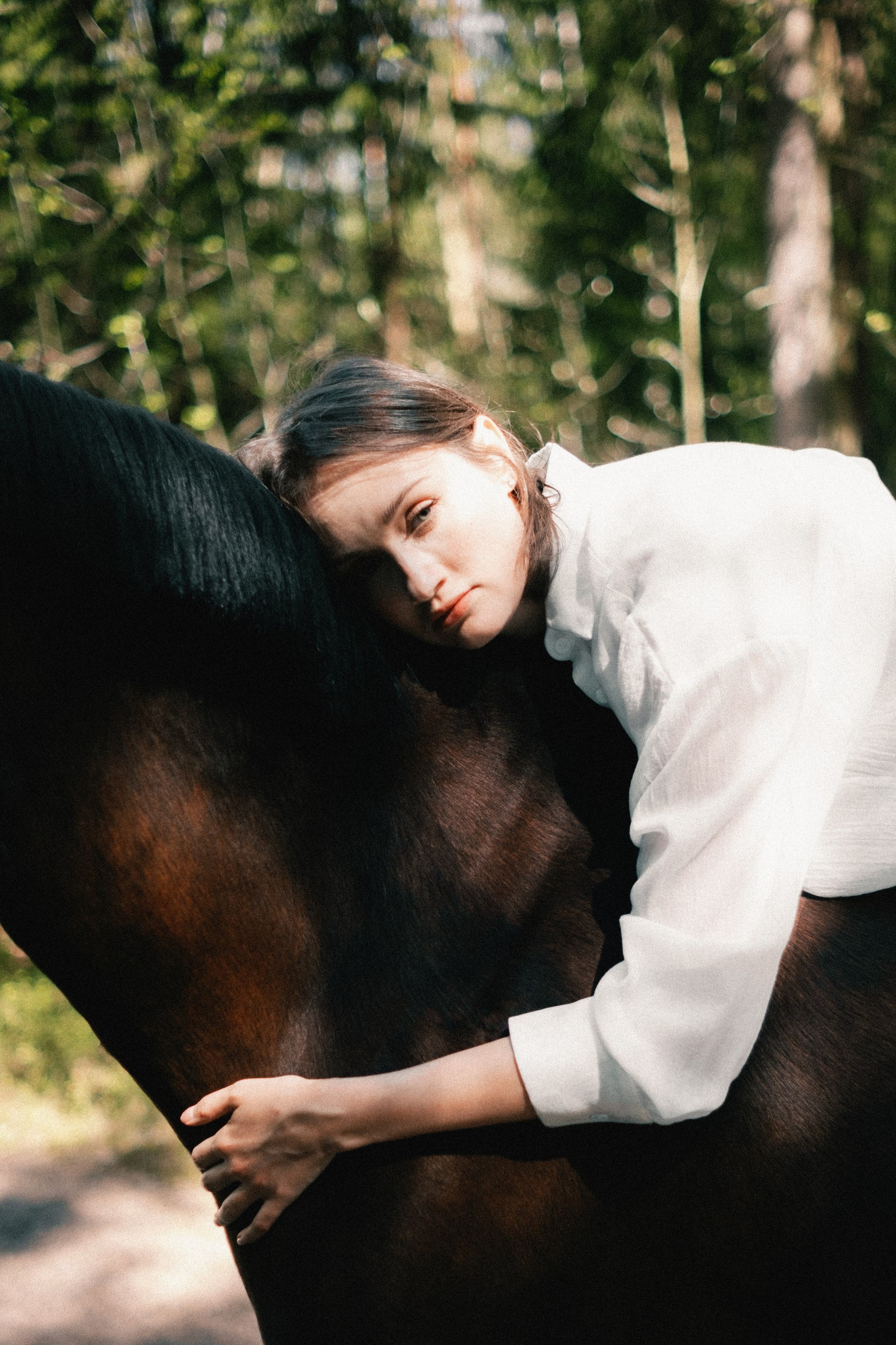 Наташа. Съёмка с лошадкой. Lickord