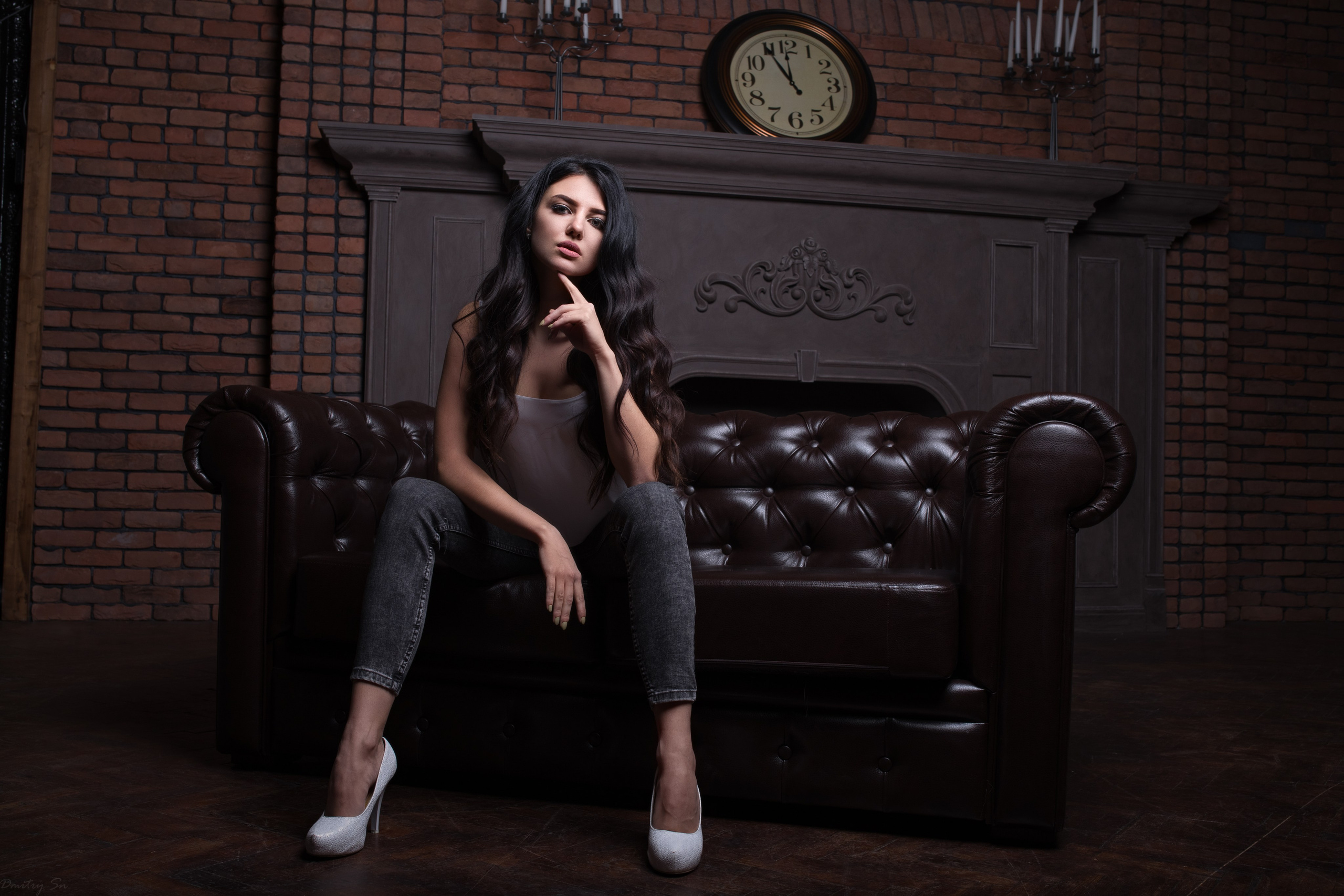 Фотосет с Кристиной в интерьерной студии для «себя»