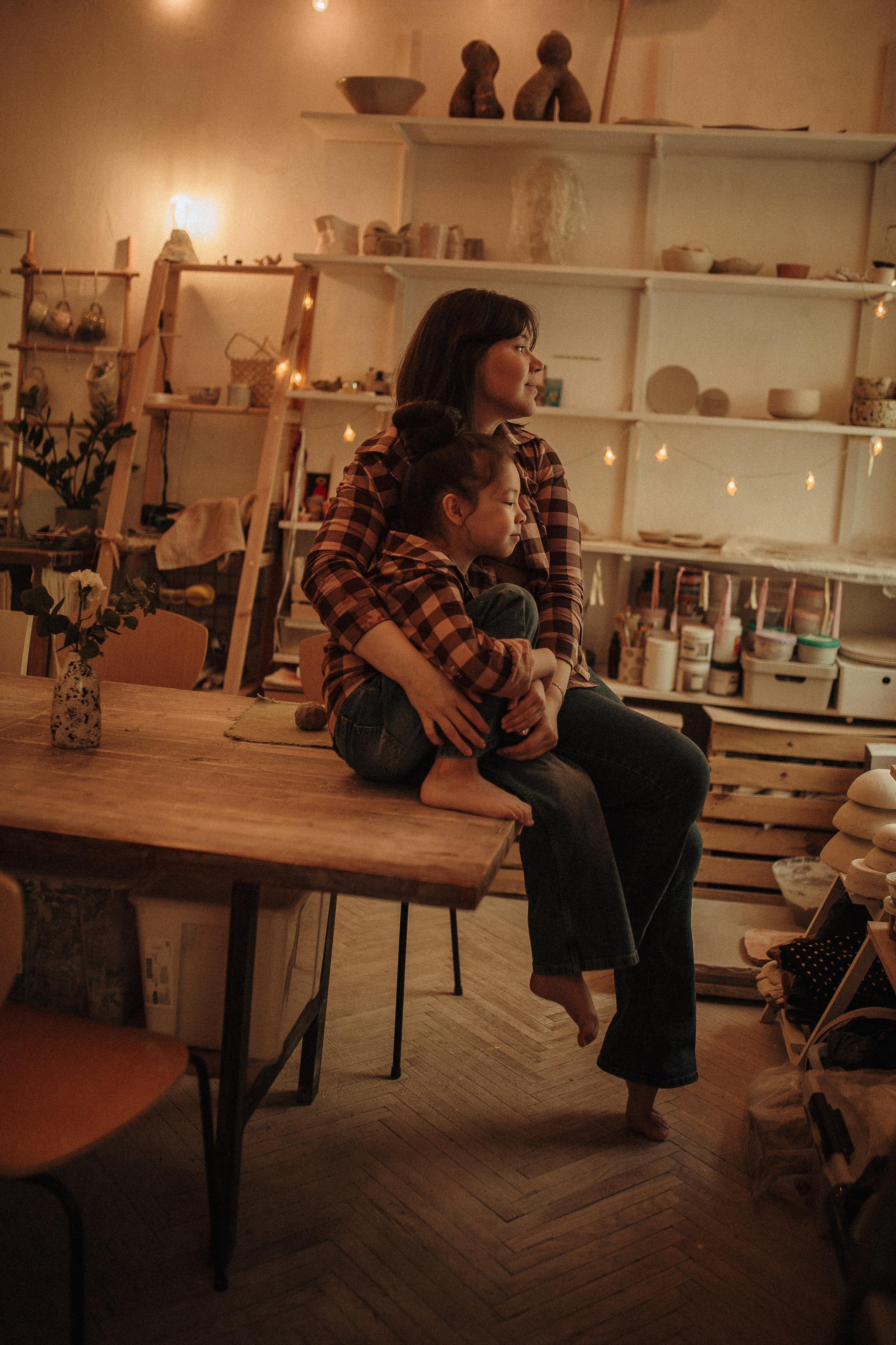 Дина & София гончарная. Семейный и Свадебный фотограф в Санкт-Петербурге Плохая Екатерина