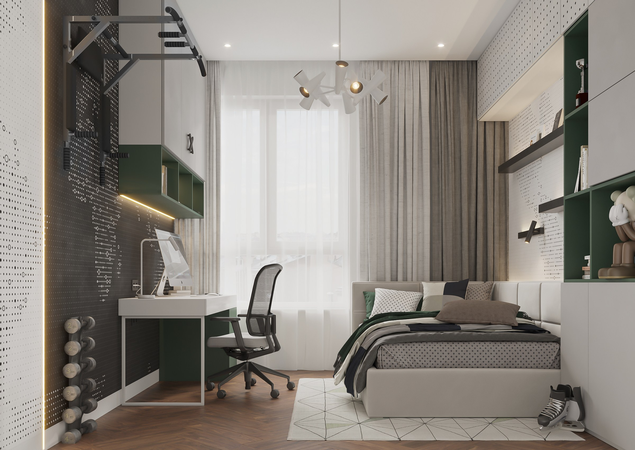 ЖК Тесоро. Дизайн Анна Лавриченко. 3D визуализатор интерьеров Ксения Жарко