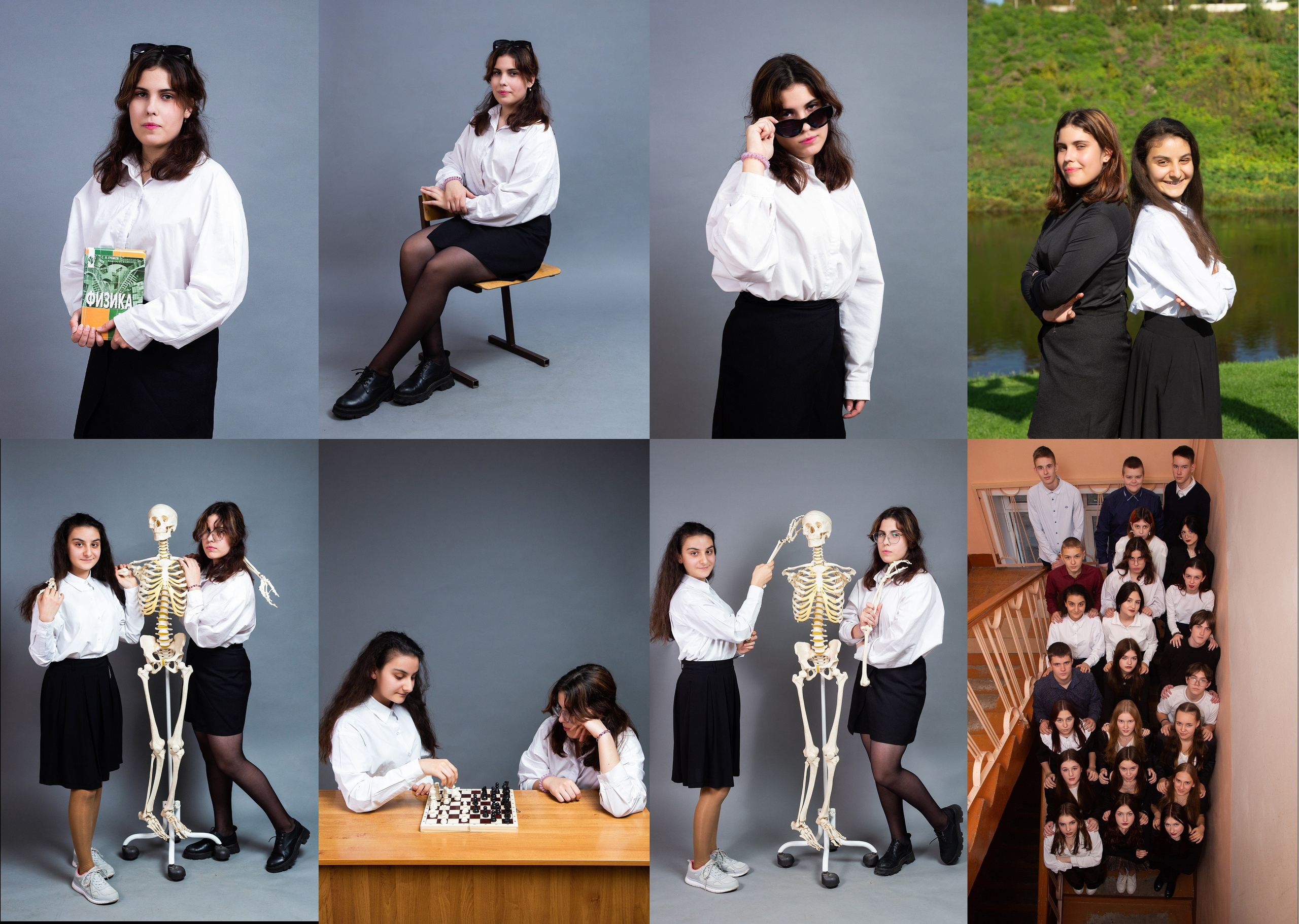 Белый с фразами. Выпускные альбомы в Твери и области