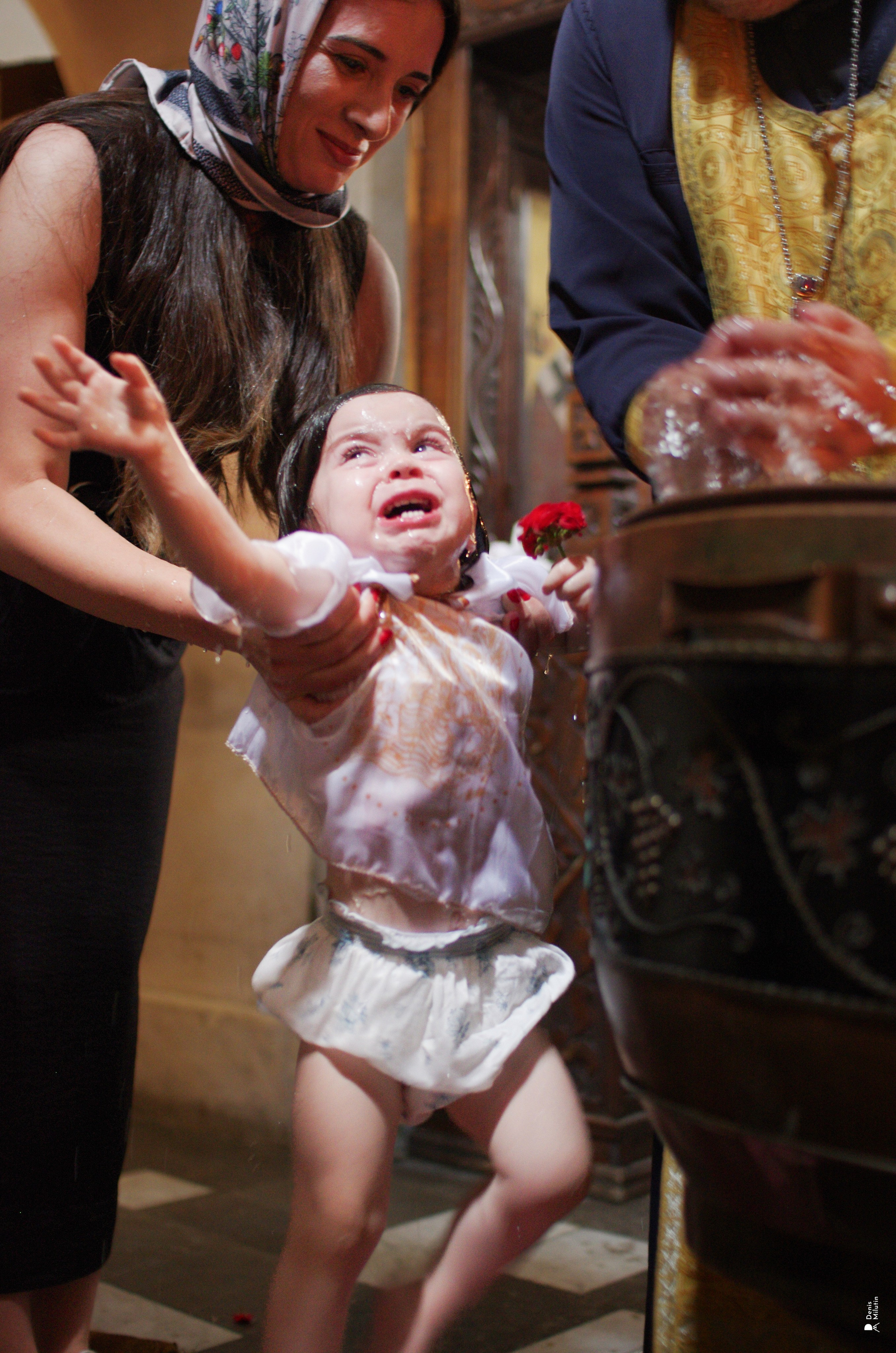 Крещение Сенаки. Портретный фотограф Денис Милютин