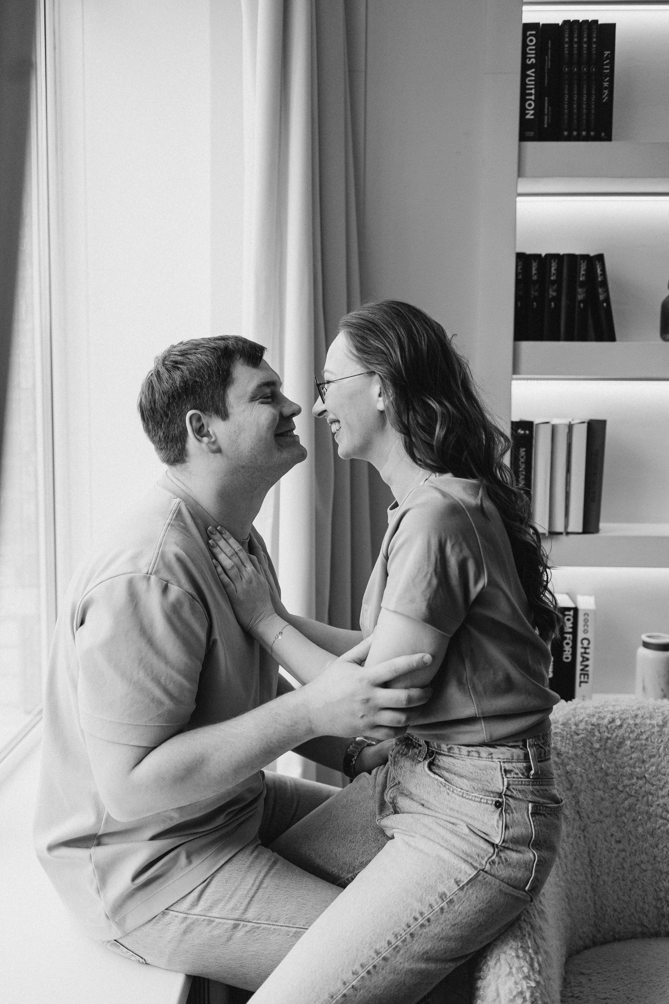 Большая семья. Домашняя фотосессия