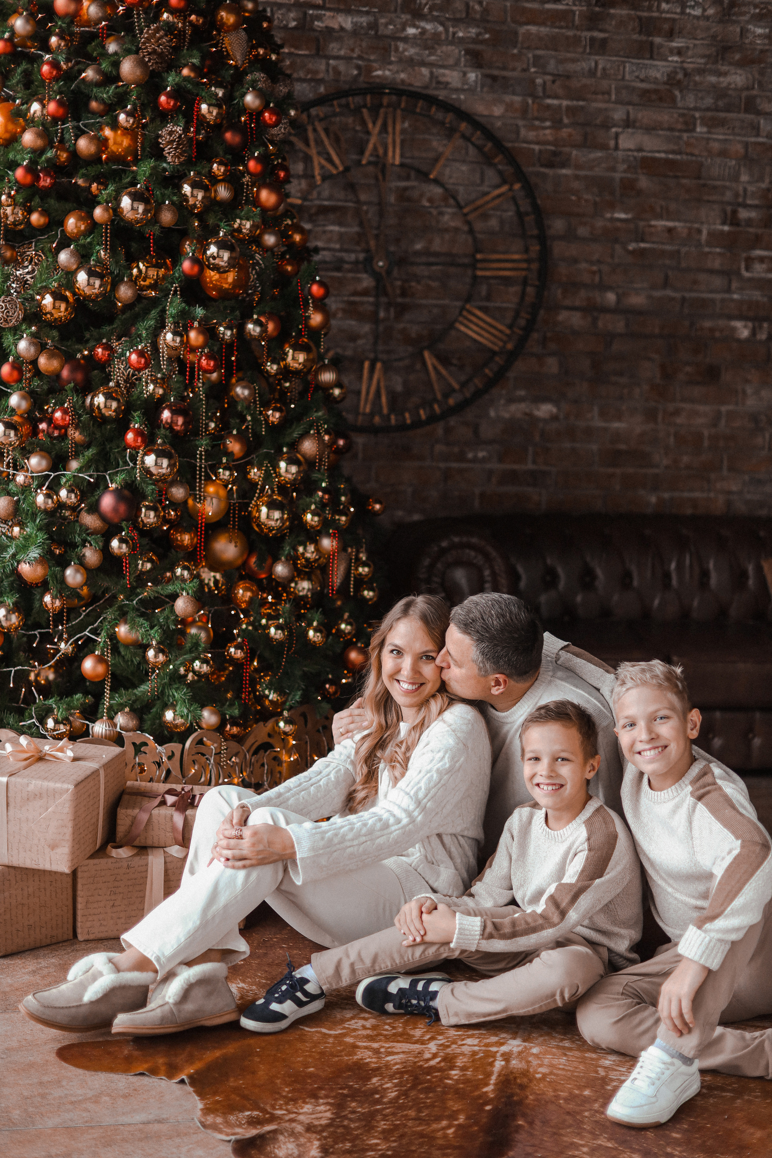 Эльвира с семьей. Семейный и детский фотограф в Москве Кузьмина Мария