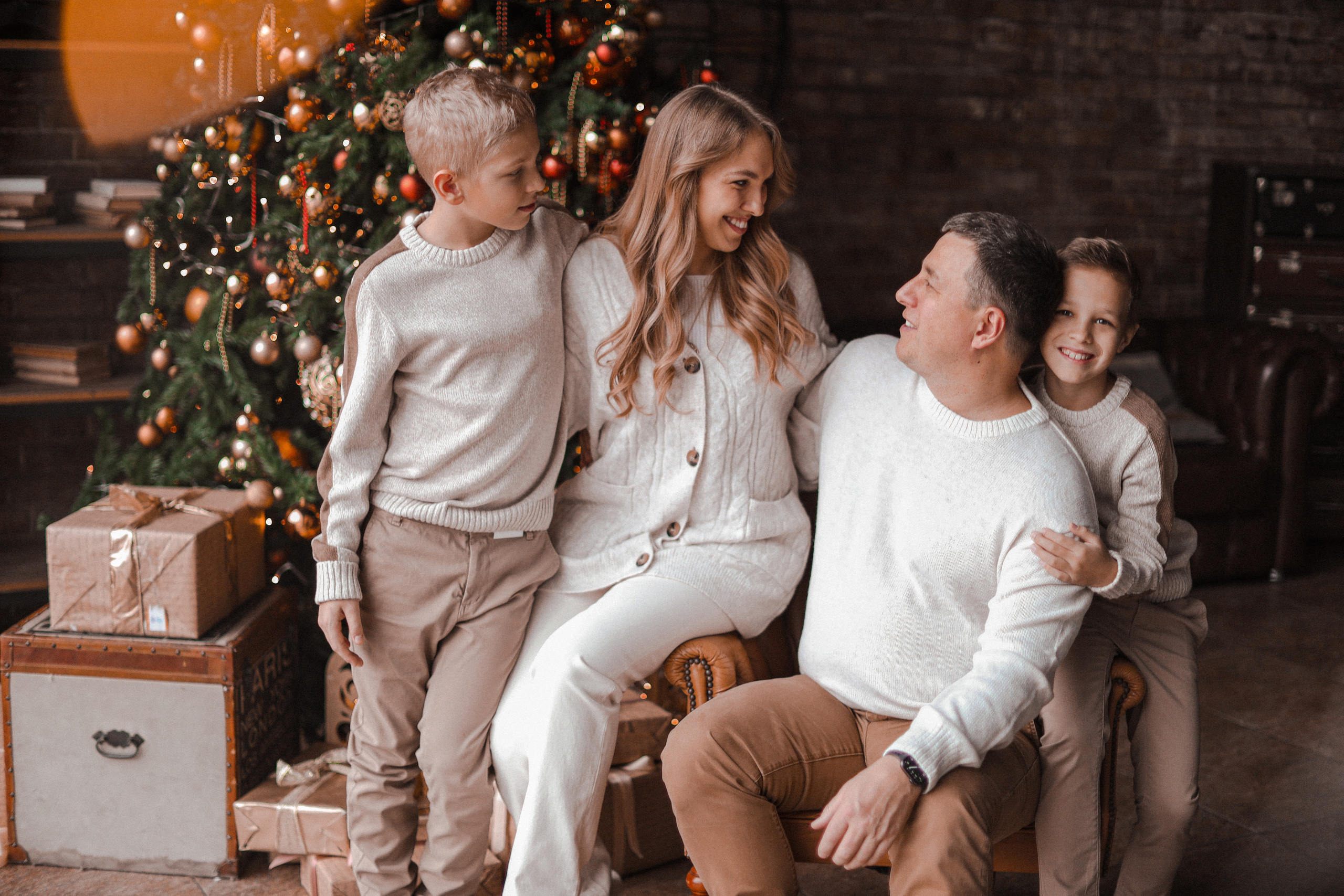 Эльвира с семьей. Семейный и детский фотограф в Москве Кузьмина Мария