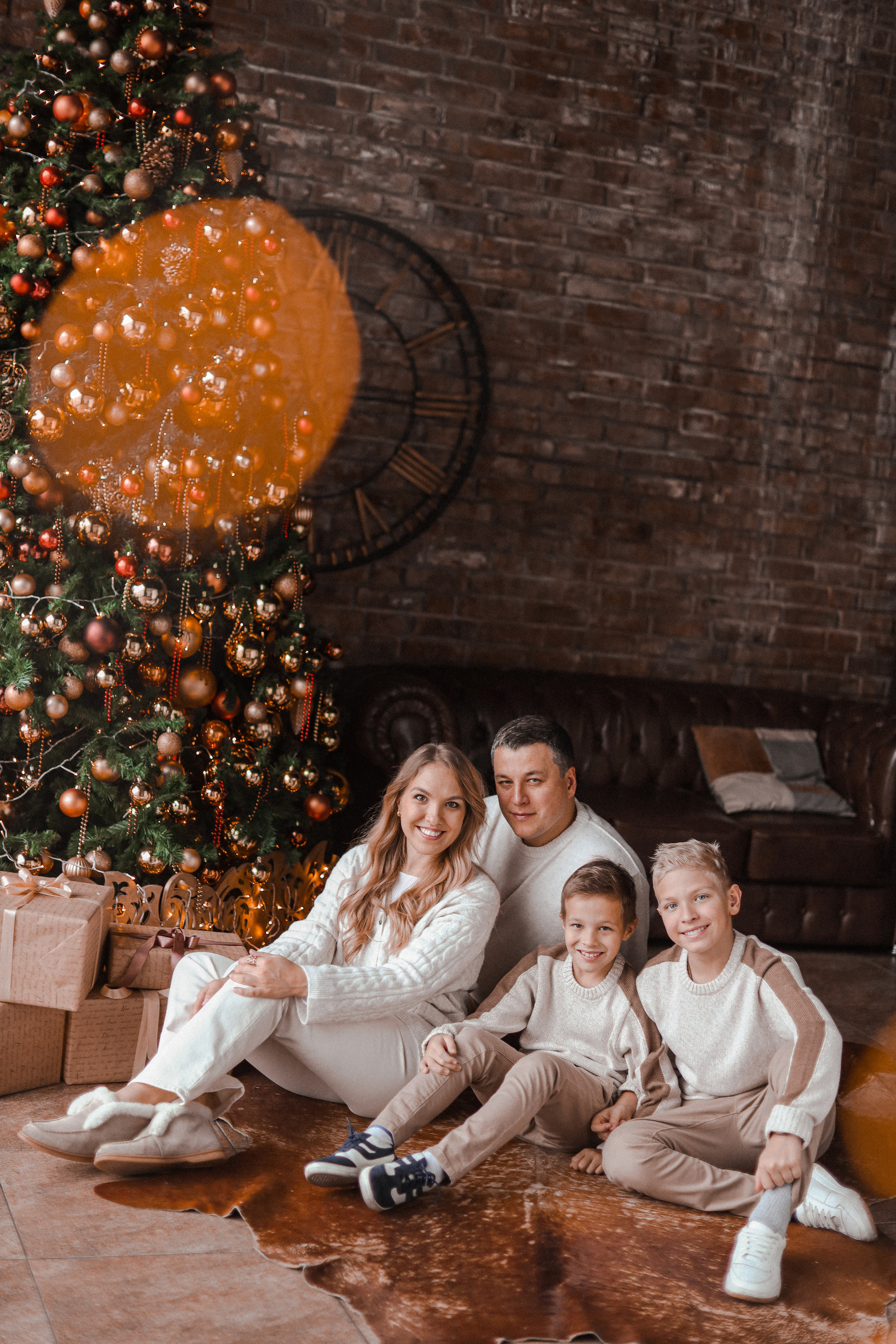 Эльвира с семьей. Семейный и детский фотограф в Москве Кузьмина Мария