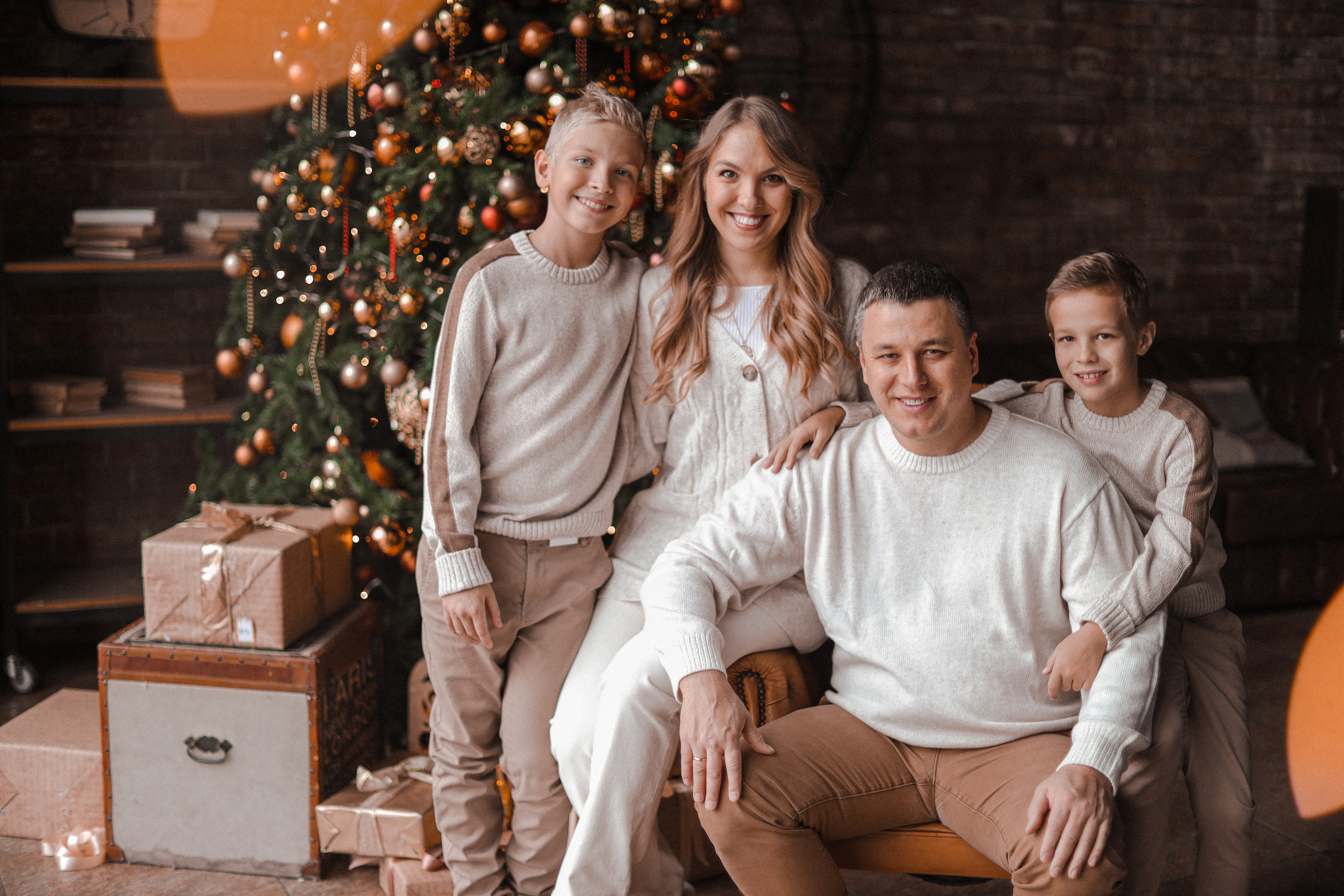 Эльвира с семьей. Семейный и детский фотограф в Москве Кузьмина Мария