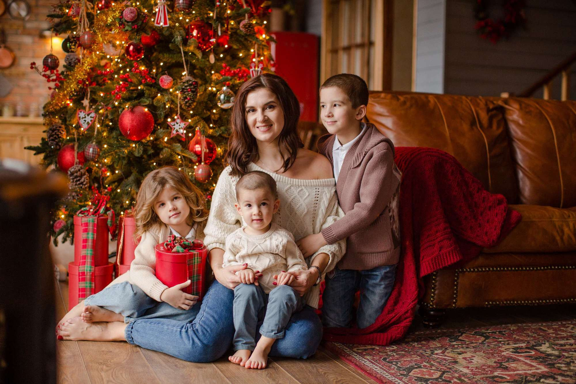 Артем, Вика с детьми. Семейный и детский фотограф в Москве Кузьмина Мария